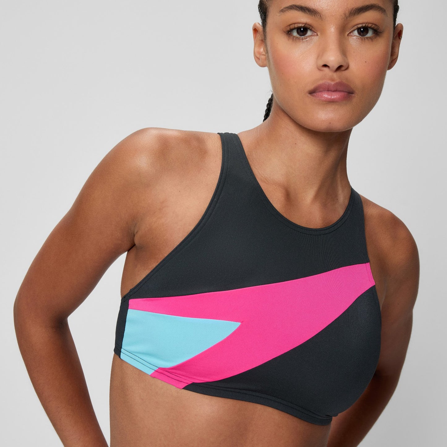 Hyperboom Butterfly Back Bikini Set Black/Pink - Speedo