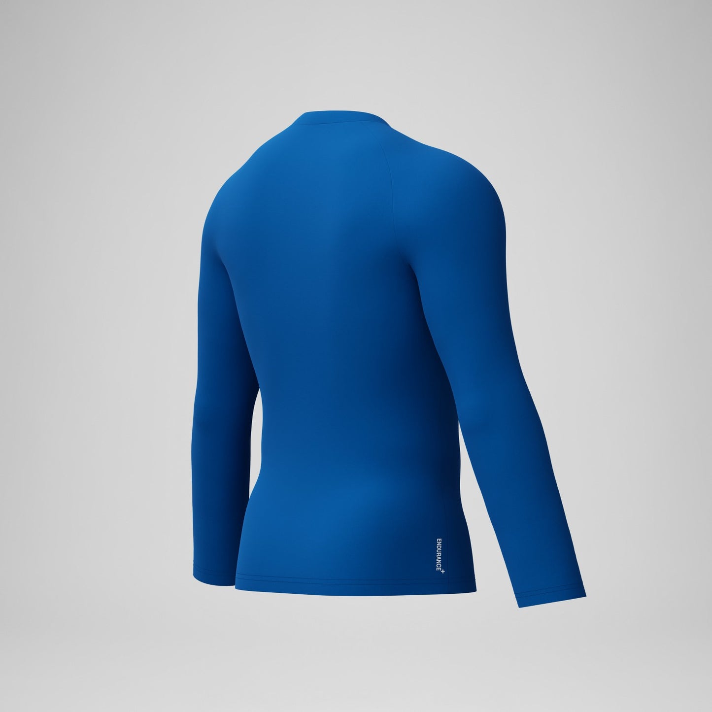 Endurance+ Logo Long Sleeve Rashguard Blue - Speedo