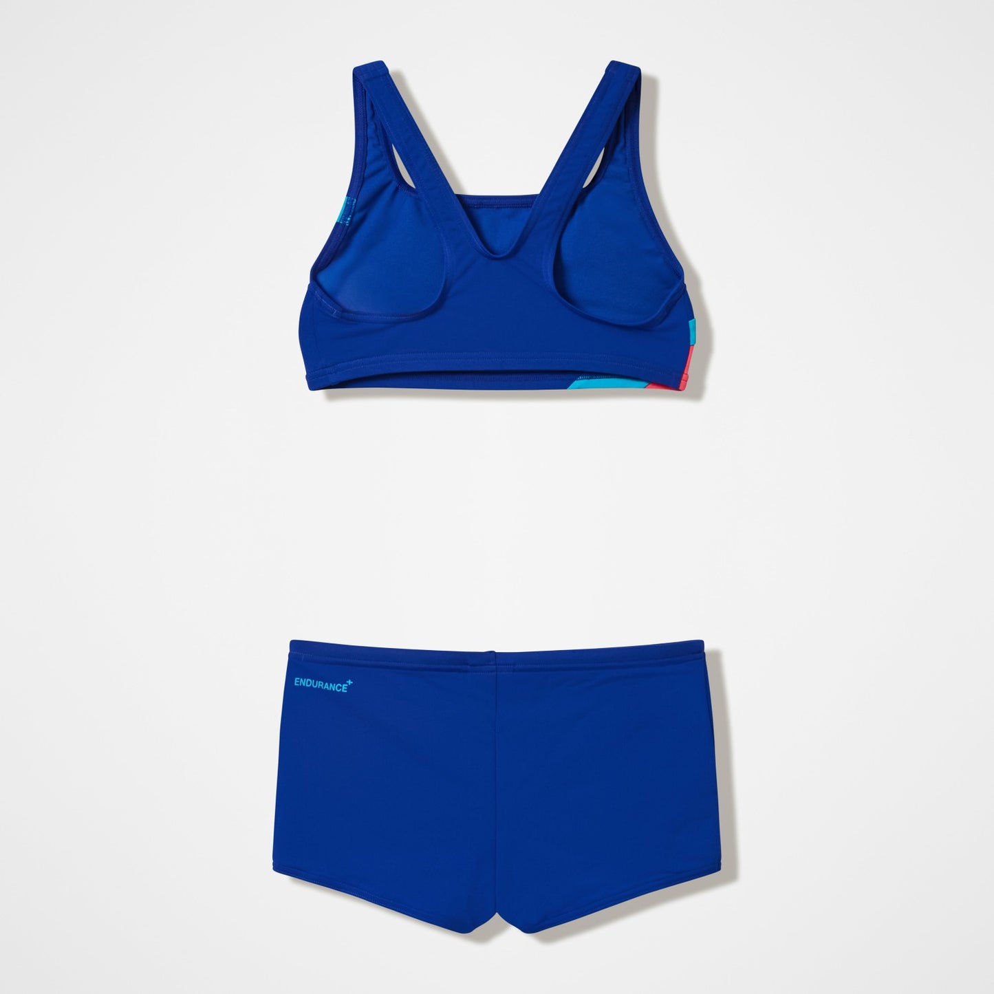 Girls Hyperboom Butterfly Back Bikini Set Navy/Teal - Speedo