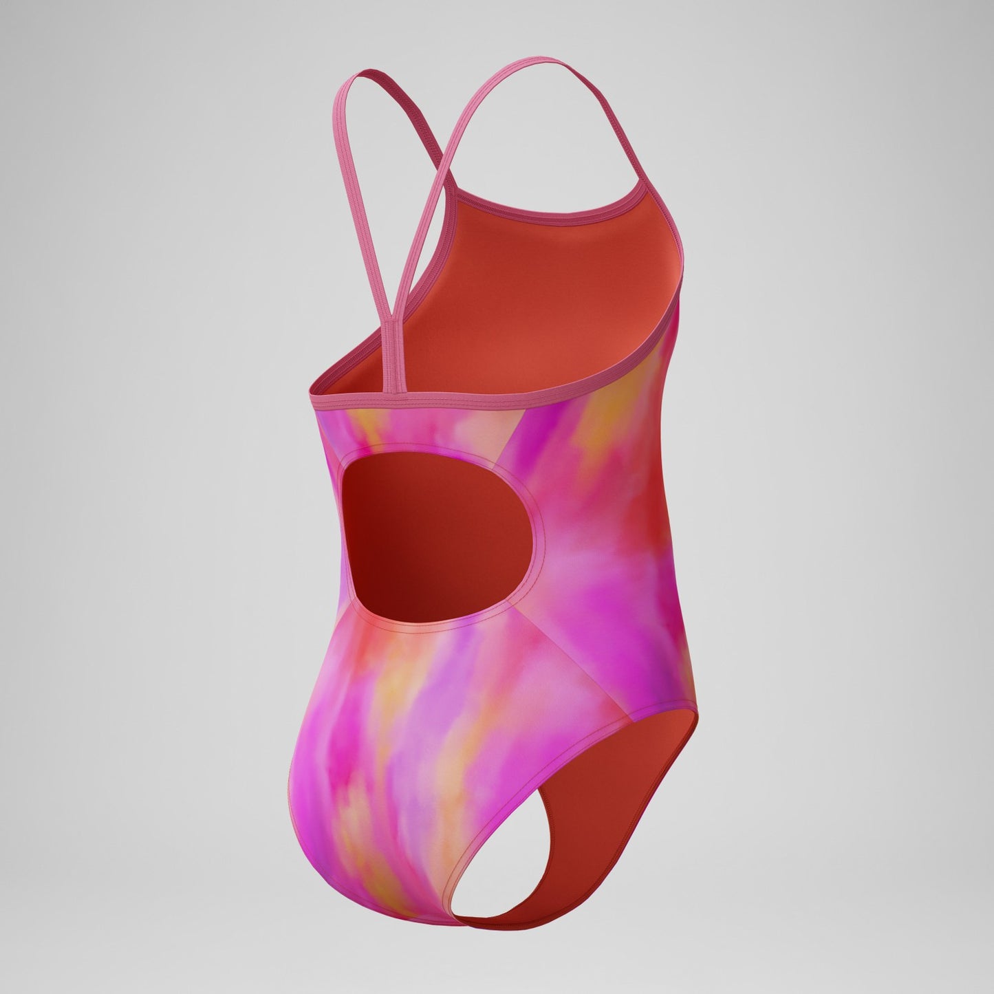 Girls Printed Thinstrap Swimsuit Pink - Speedo