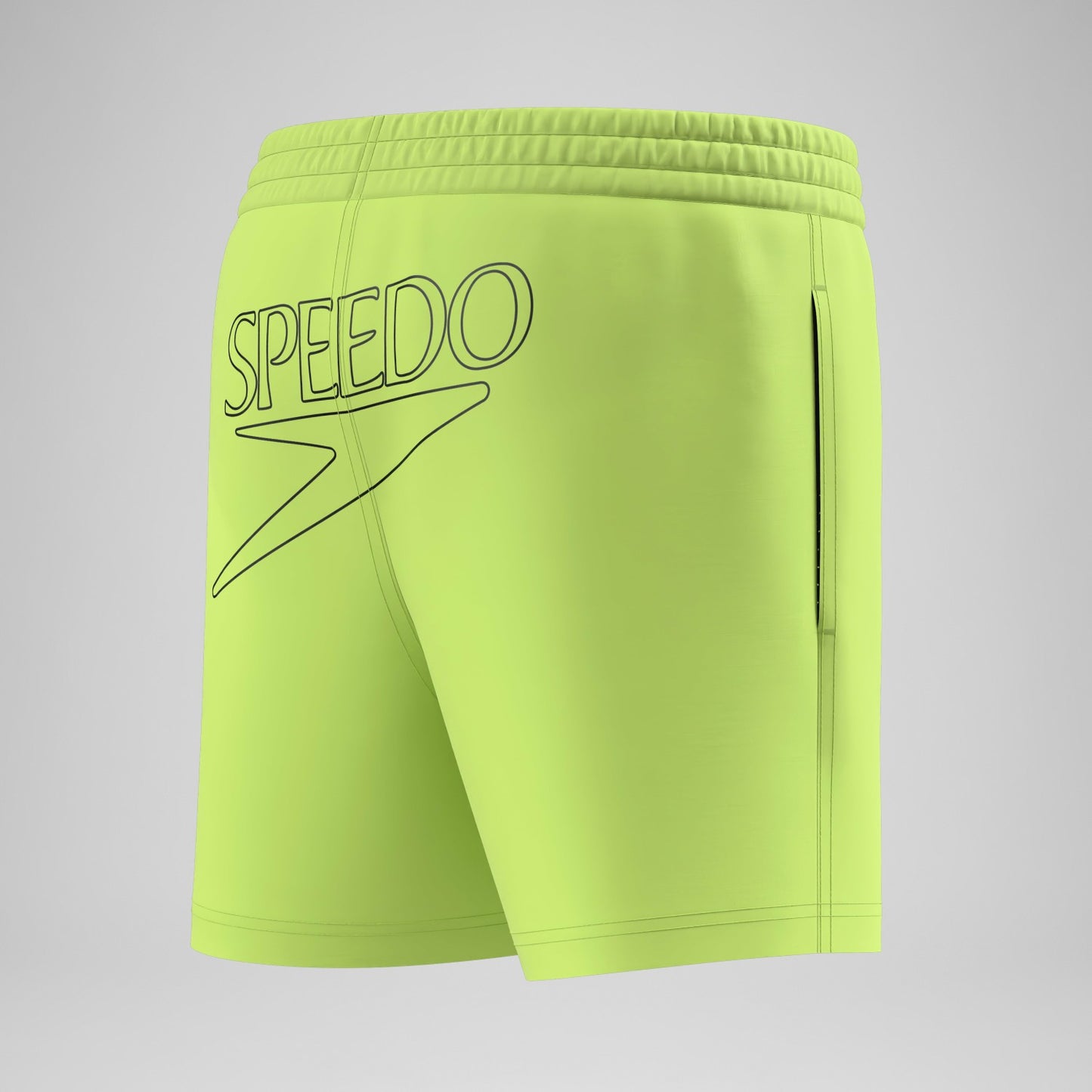 Boys Essentials Logo Swim Shorts Green - Speedo