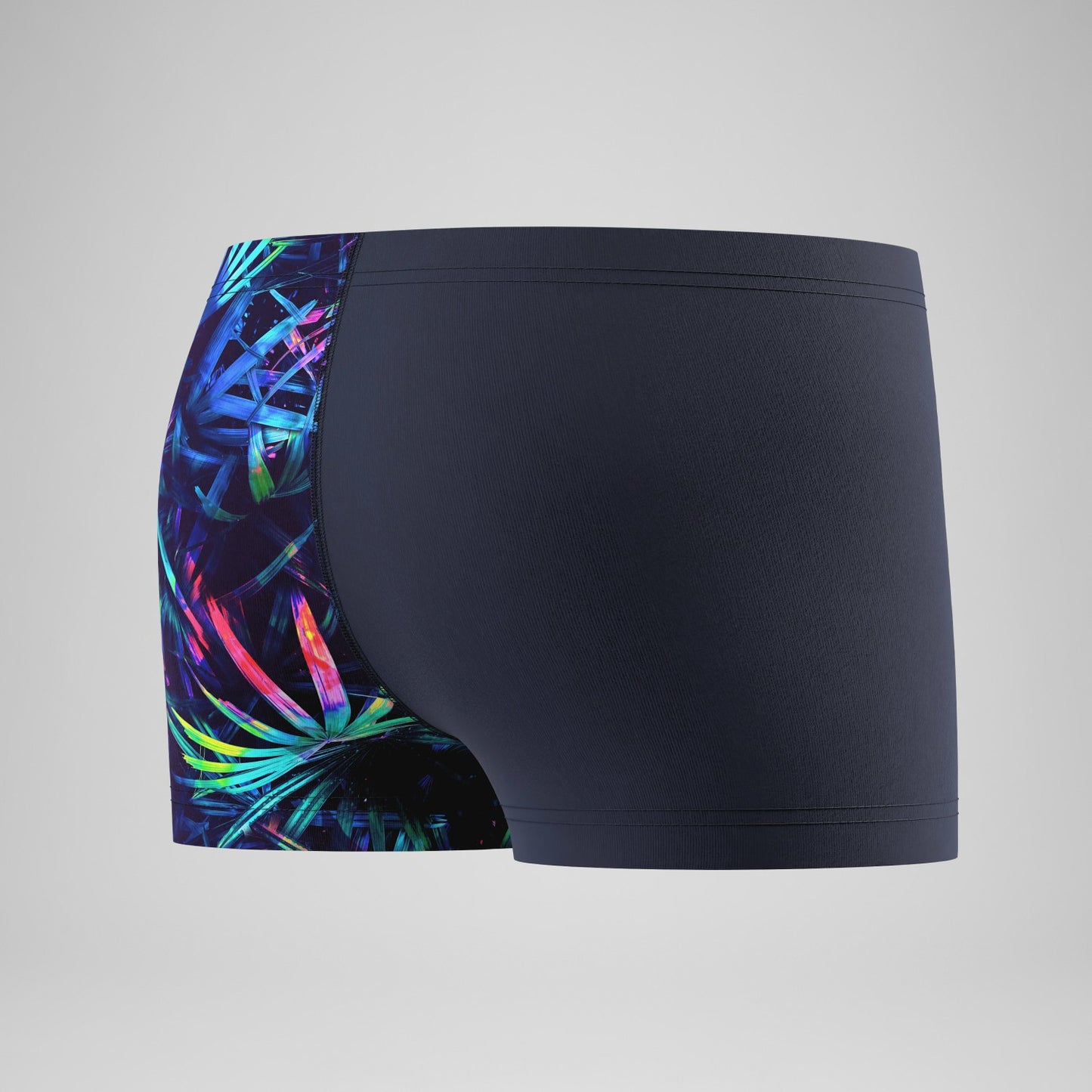 Boys Printed V-Cut Aquashorts Navy - Speedo