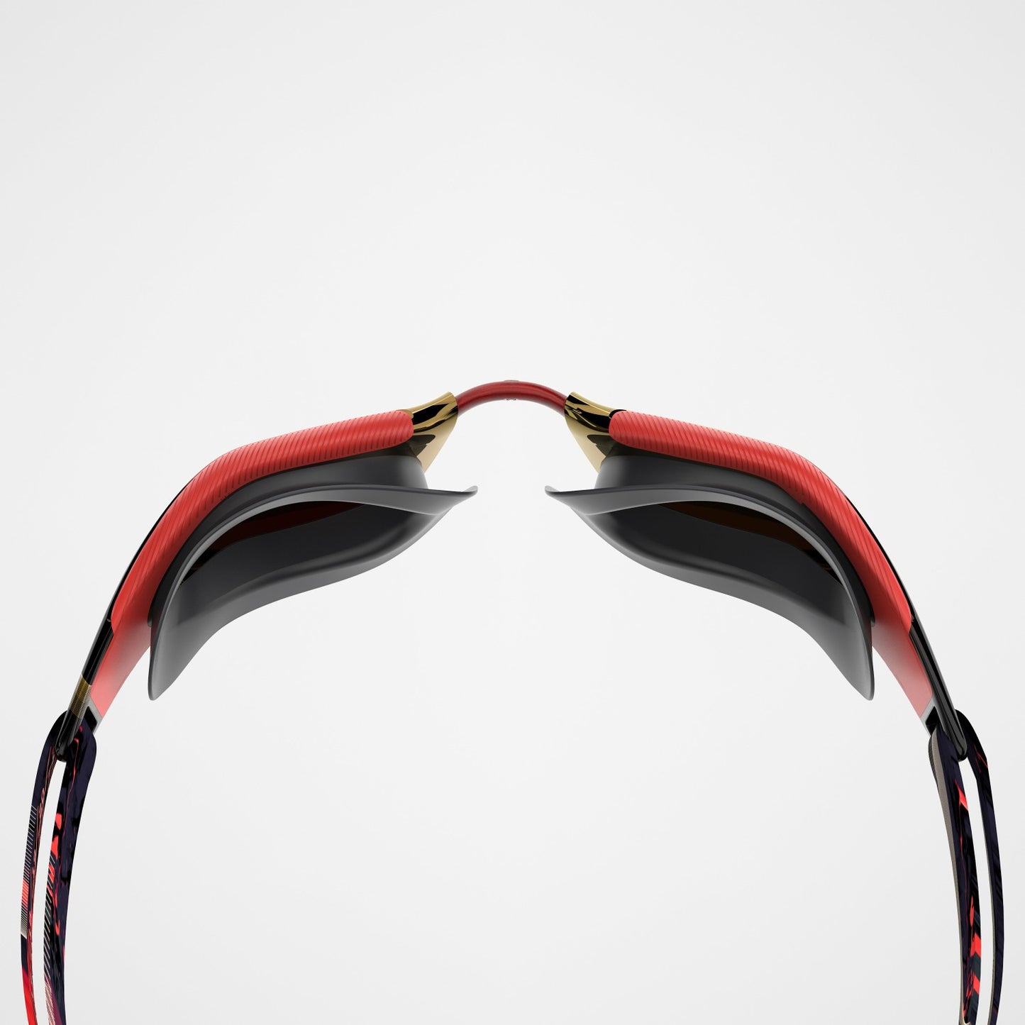 Adult Fastskin Hyper Elite Mirrored Goggles Smoke/Red - Speedo