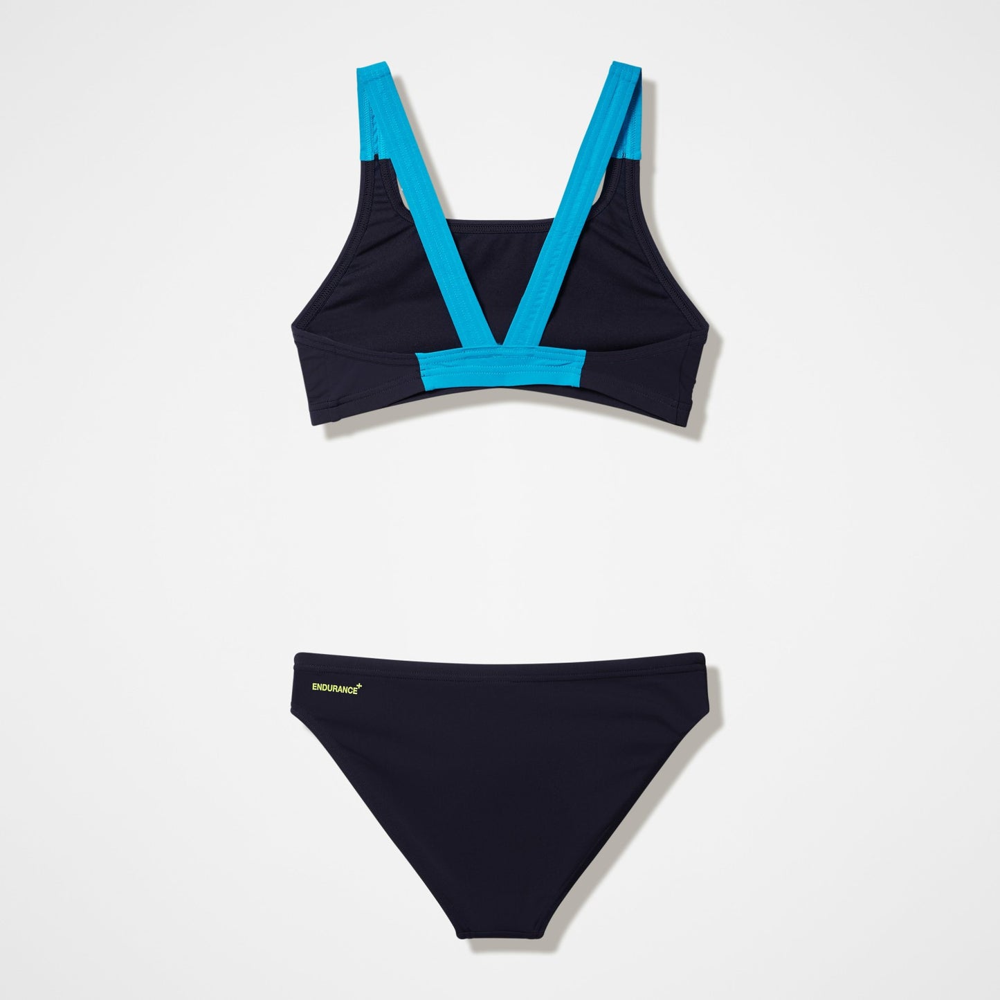 Medley Logo V-Back Bikini Set Black/Turquoise - Speedo