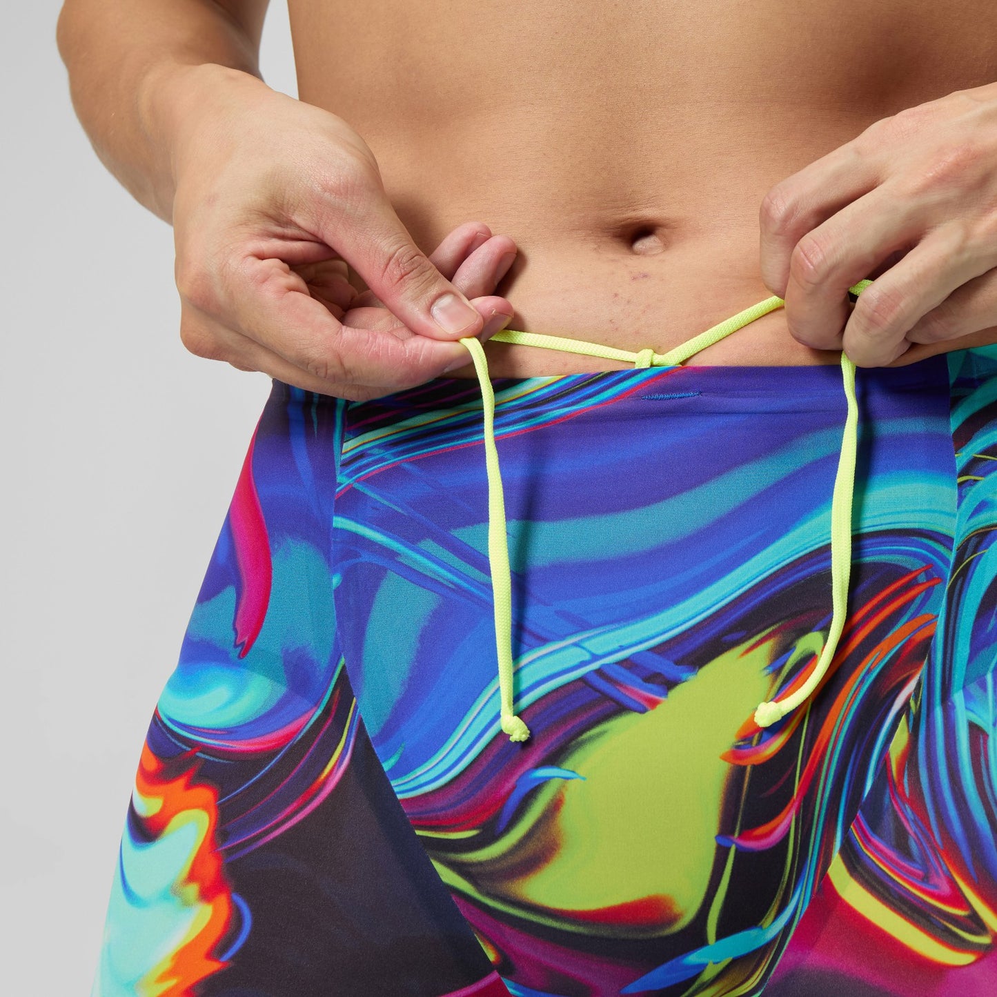 Fastskin LZR Pure Valor 2.0 High Waist Jammer Blue/Pink - Speedo