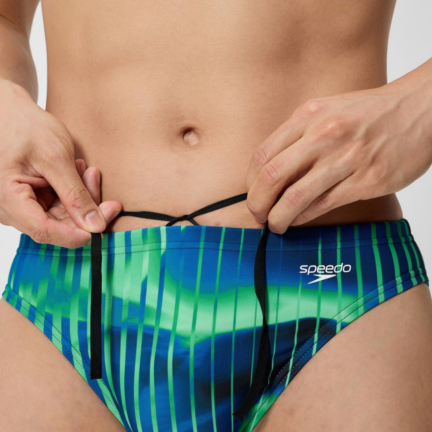Club Training Printed Brief Blue/Green - Speedo