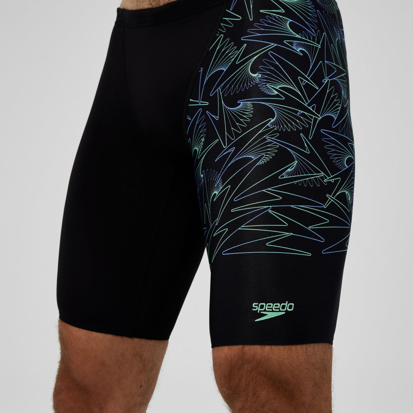 Hyperboom Splice Jammer Black/Green - Speedo