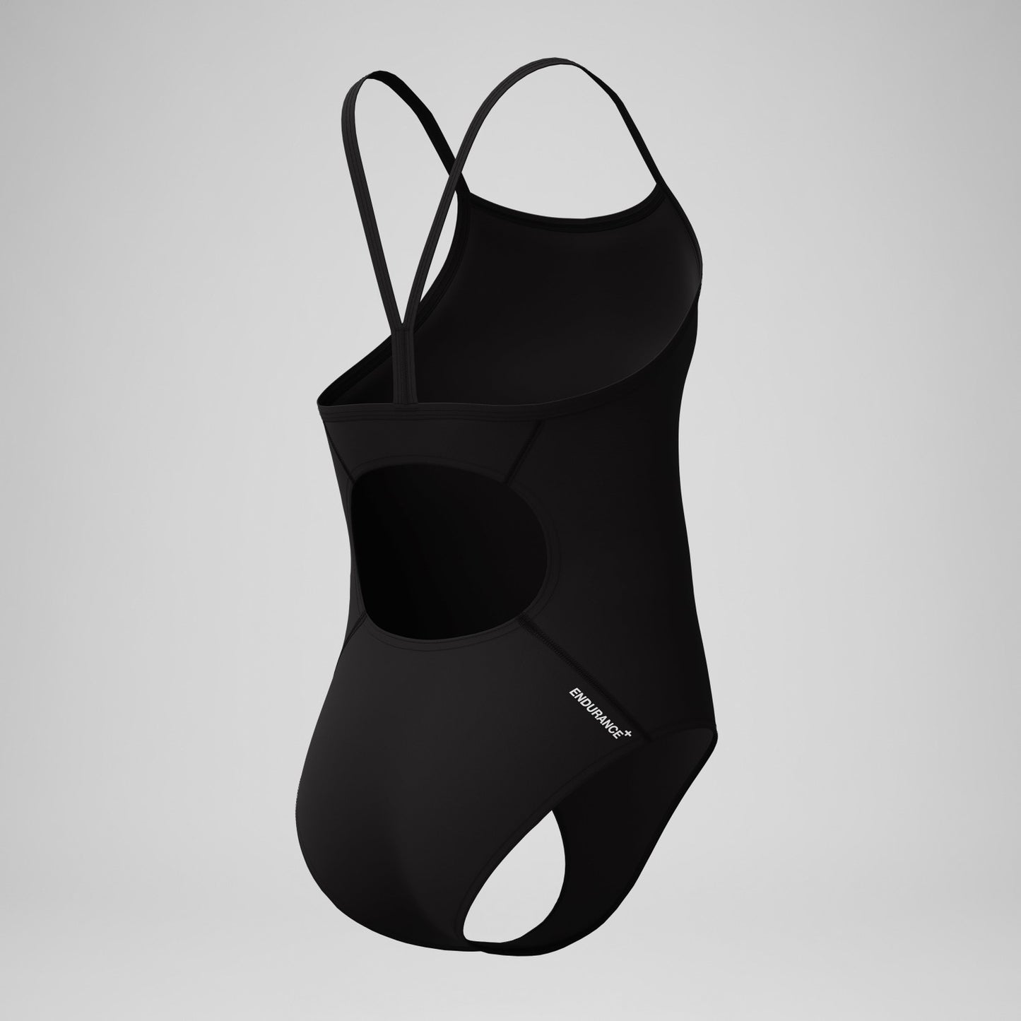Girls Endurance+ Logo Thinstrap Swimsuit Black - Speedo