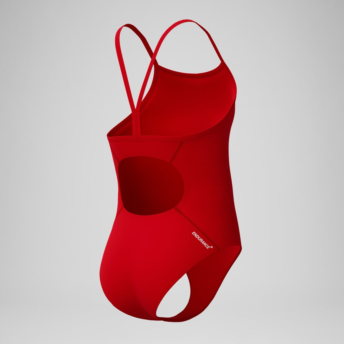 Girls Endurance+ Logo Thinstrap Swimsuit Red - Speedo