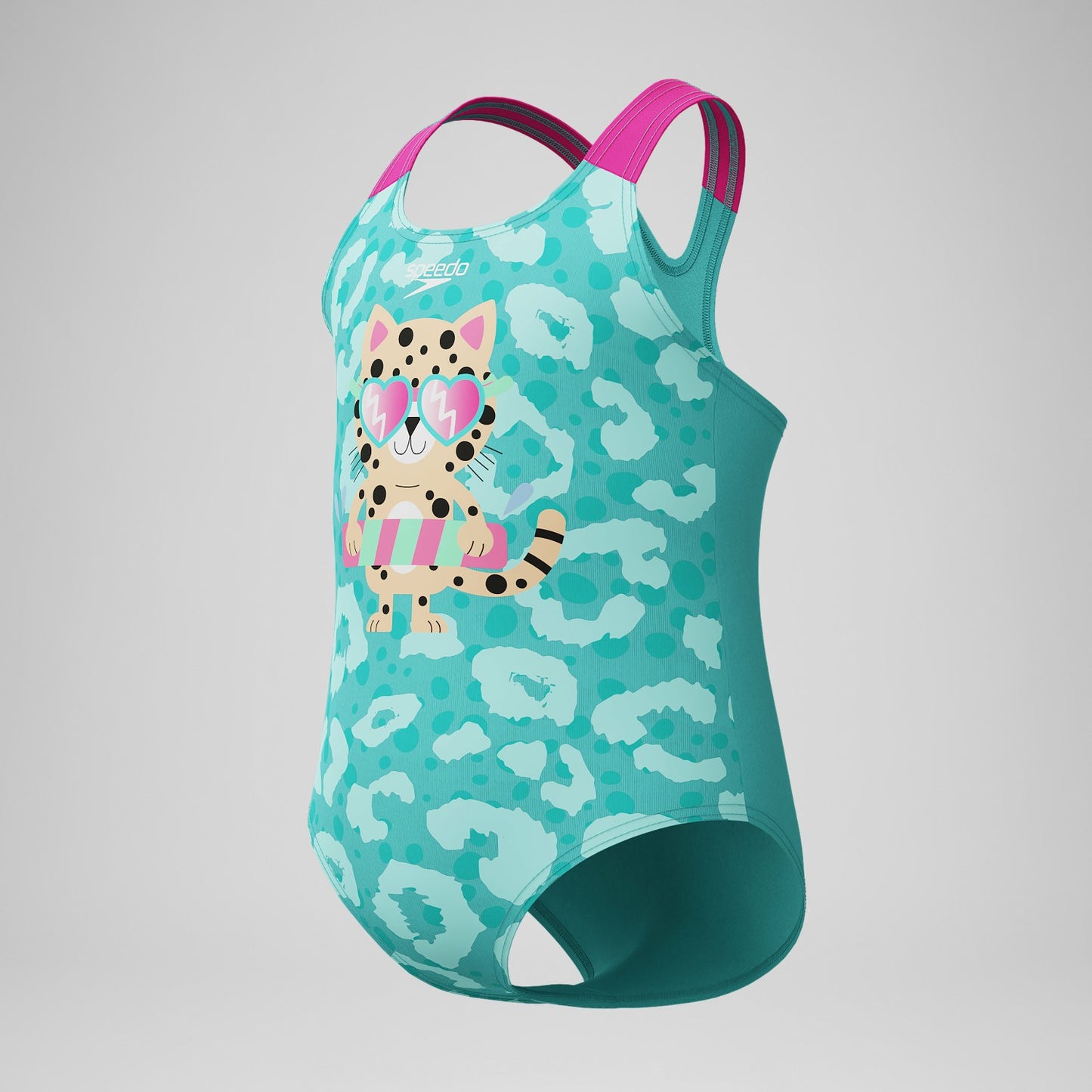 Infant Girls Learn to Swim Printed Swimsuit Turquoise - Speedo