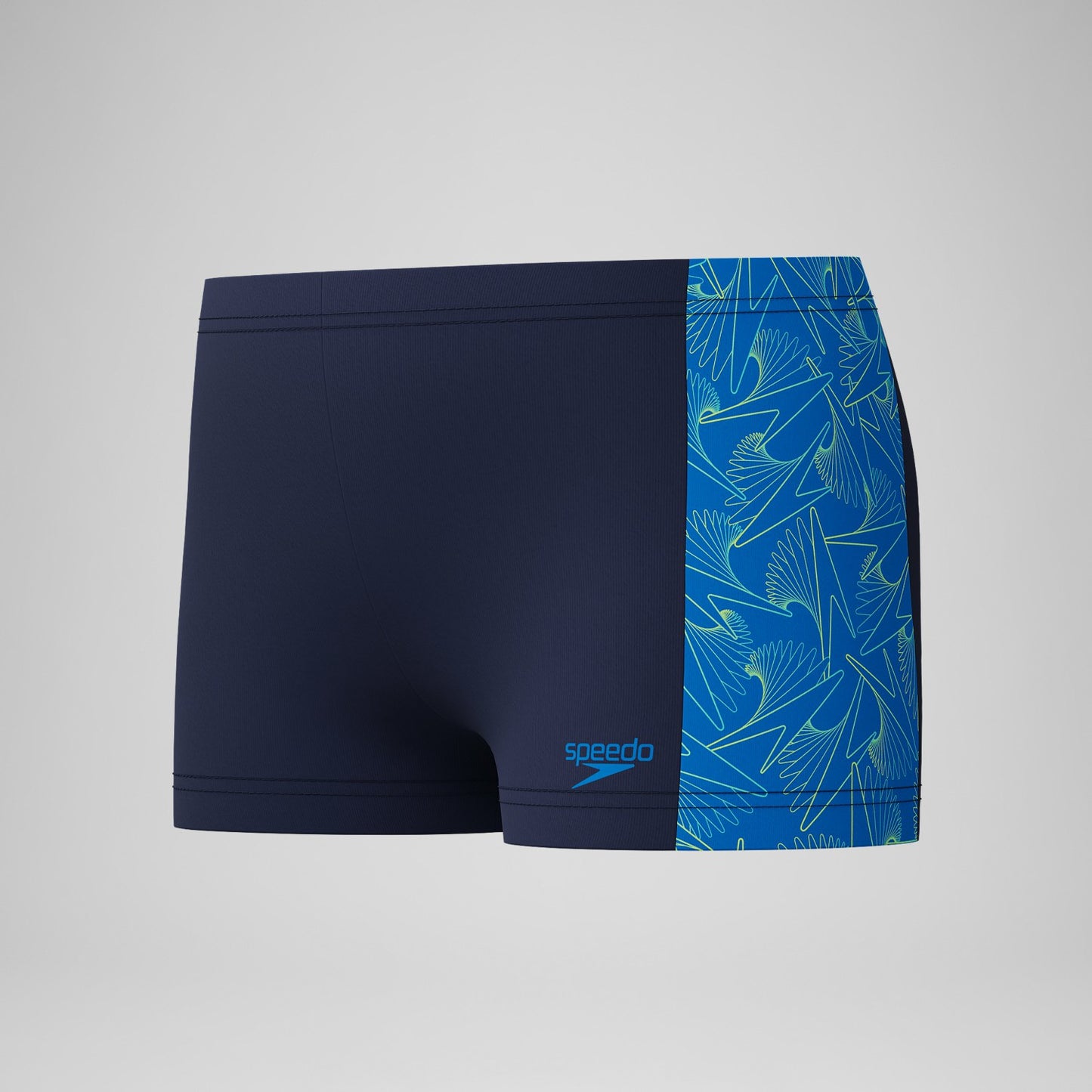 Boys Hyperboom Panel Aquashorts Navy/Blue - Speedo