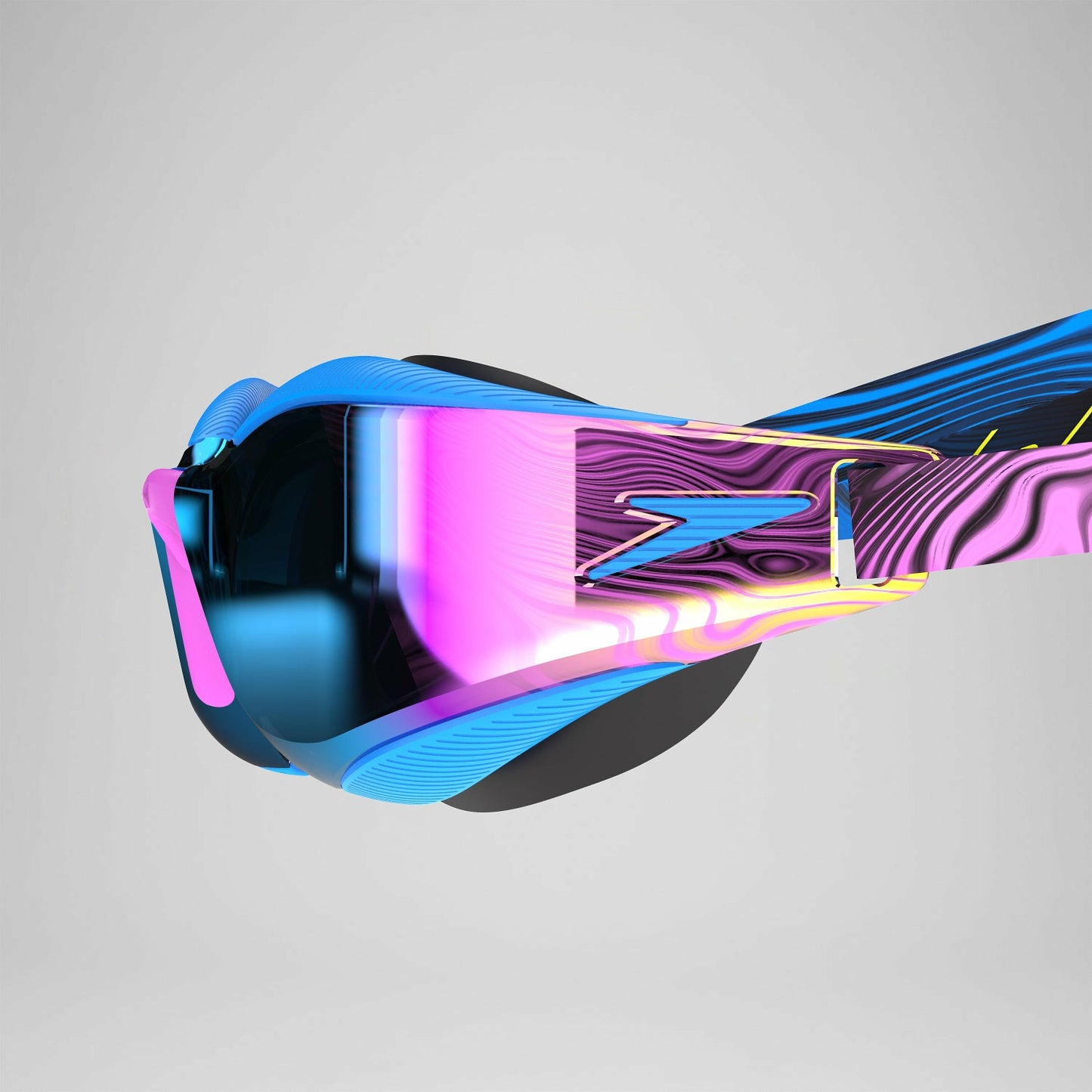 Adult Fastskin Hyper Elite Mirror Goggles Blue/Purple - Speedo