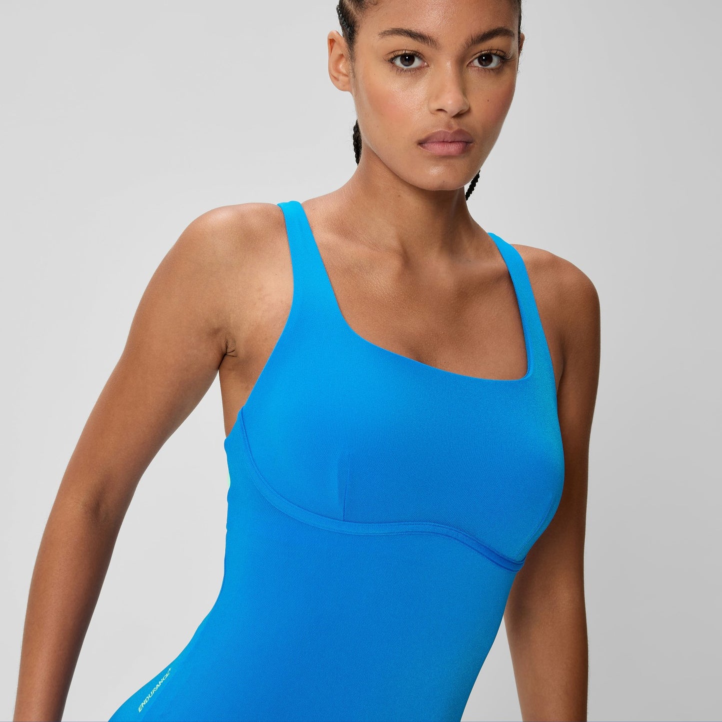 Flex Band with Built in Swim Bra Swimsuit Blue/Turquoise - Speedo