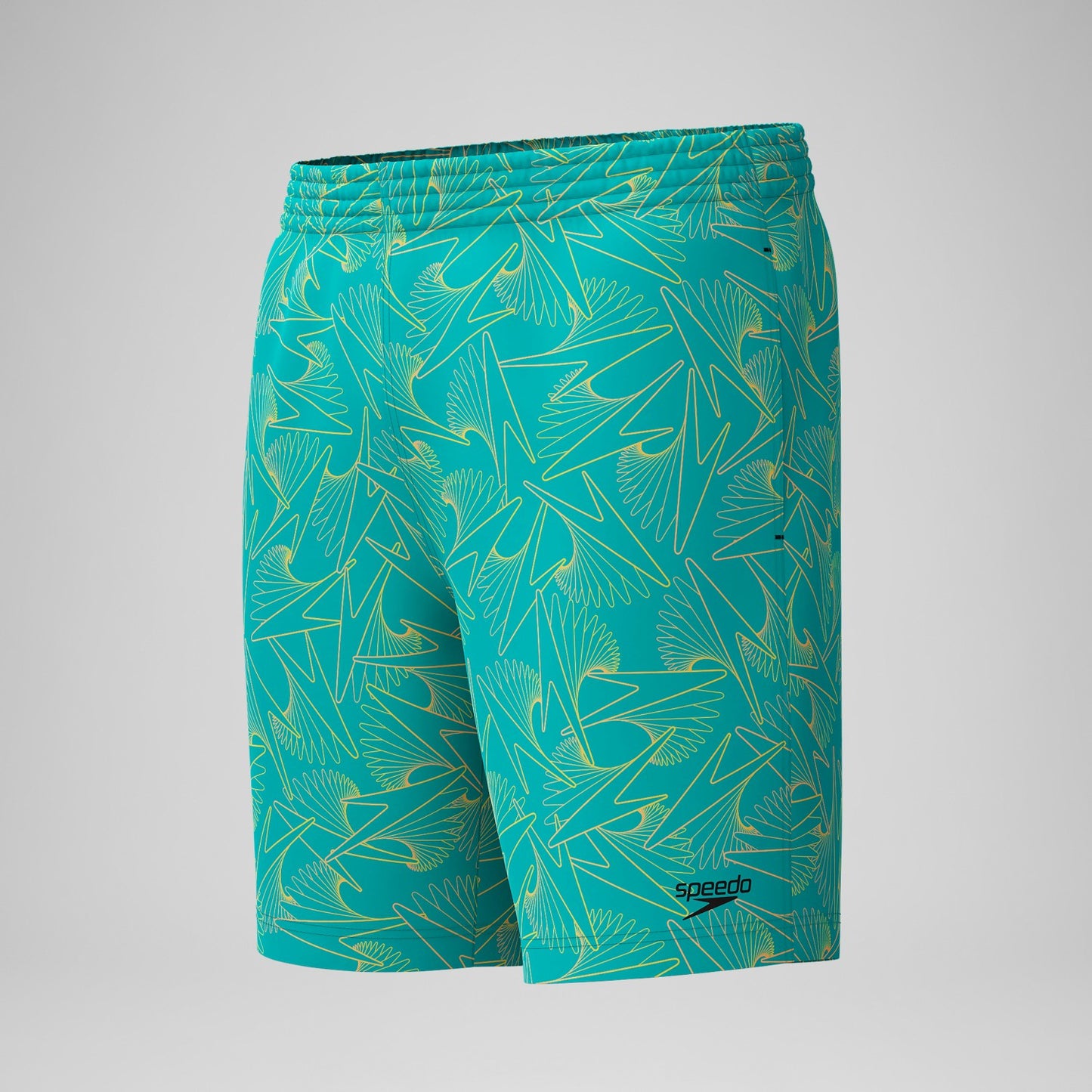Xpress Lite Allover Swim Shorts Turquoise - Speedo