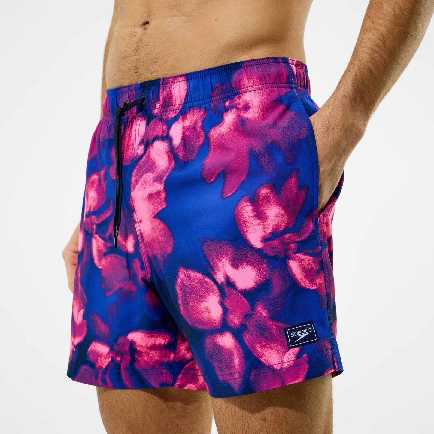 Redondo Edge Printed Swim Shorts Blue/Pink - Speedo