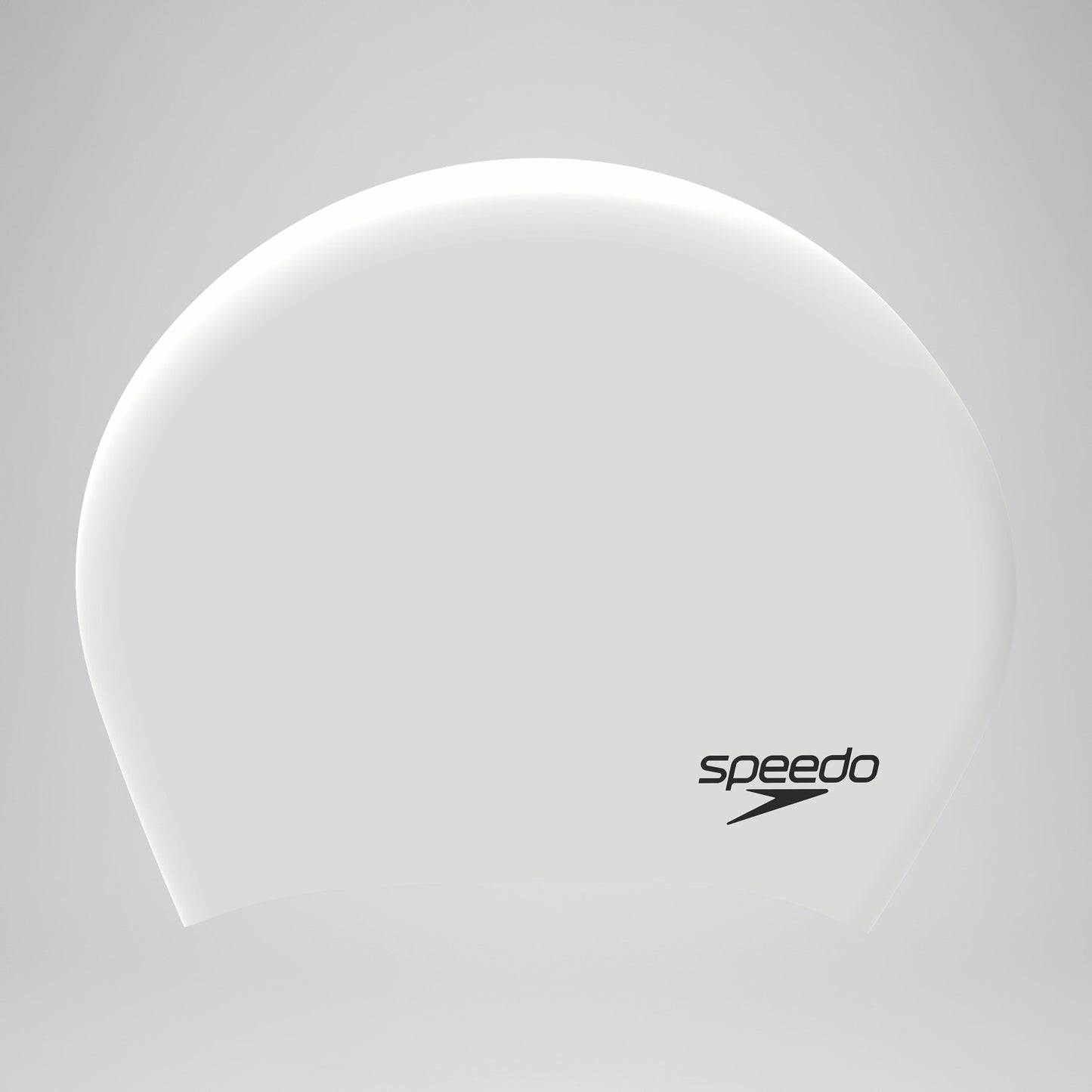 Unisex Long Hair Silicone Cap White/Black - Speedo