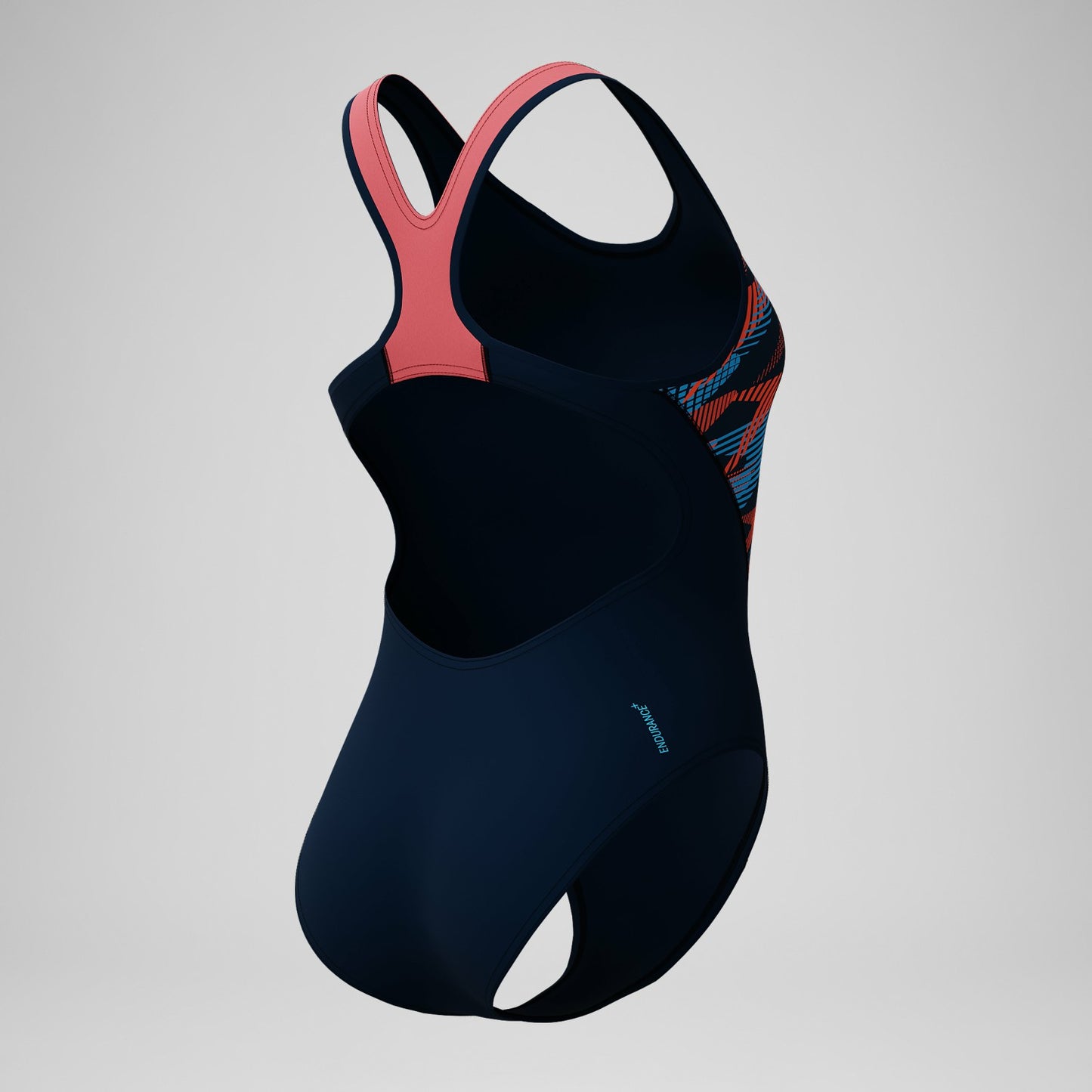 Placement Swimsuit Navy/Coral - Speedo