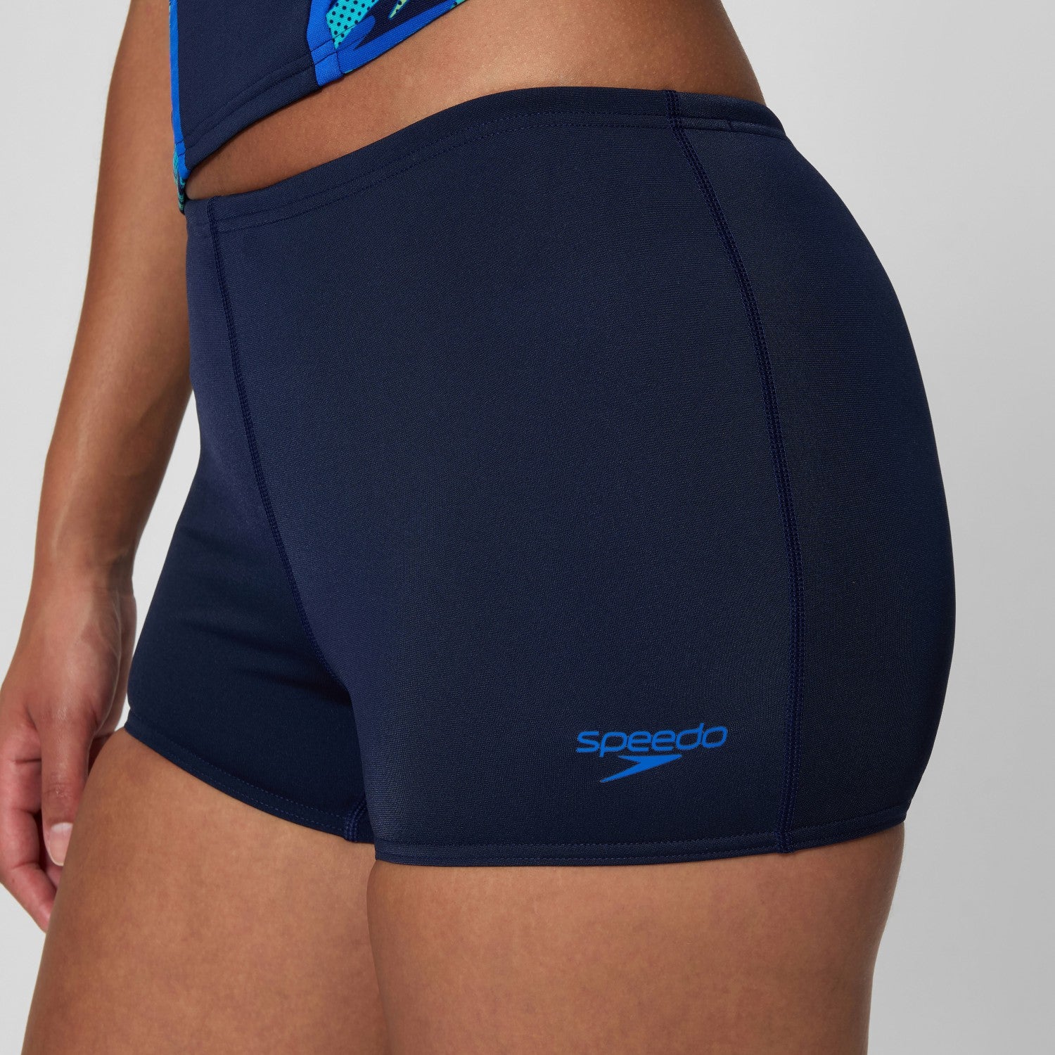 Hyperboom Splice Tankini Set Navy/Green - Speedo