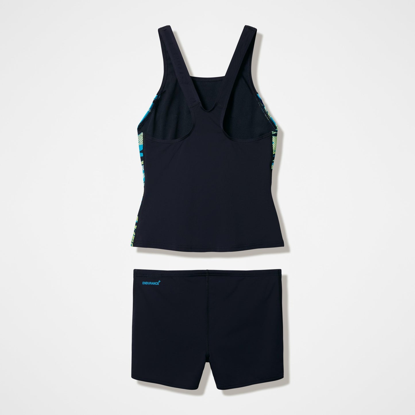 Hyperboom Splice Tankini Set Black/Turquoise - Speedo