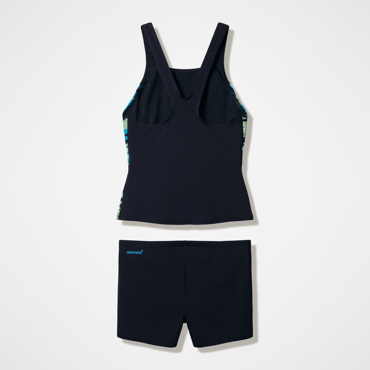 Hyperboom Splice Tankini Set Black/Turquoise - Speedo