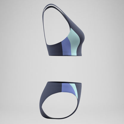 Colourblock Bikini Set Navy/Blue - Speedo
