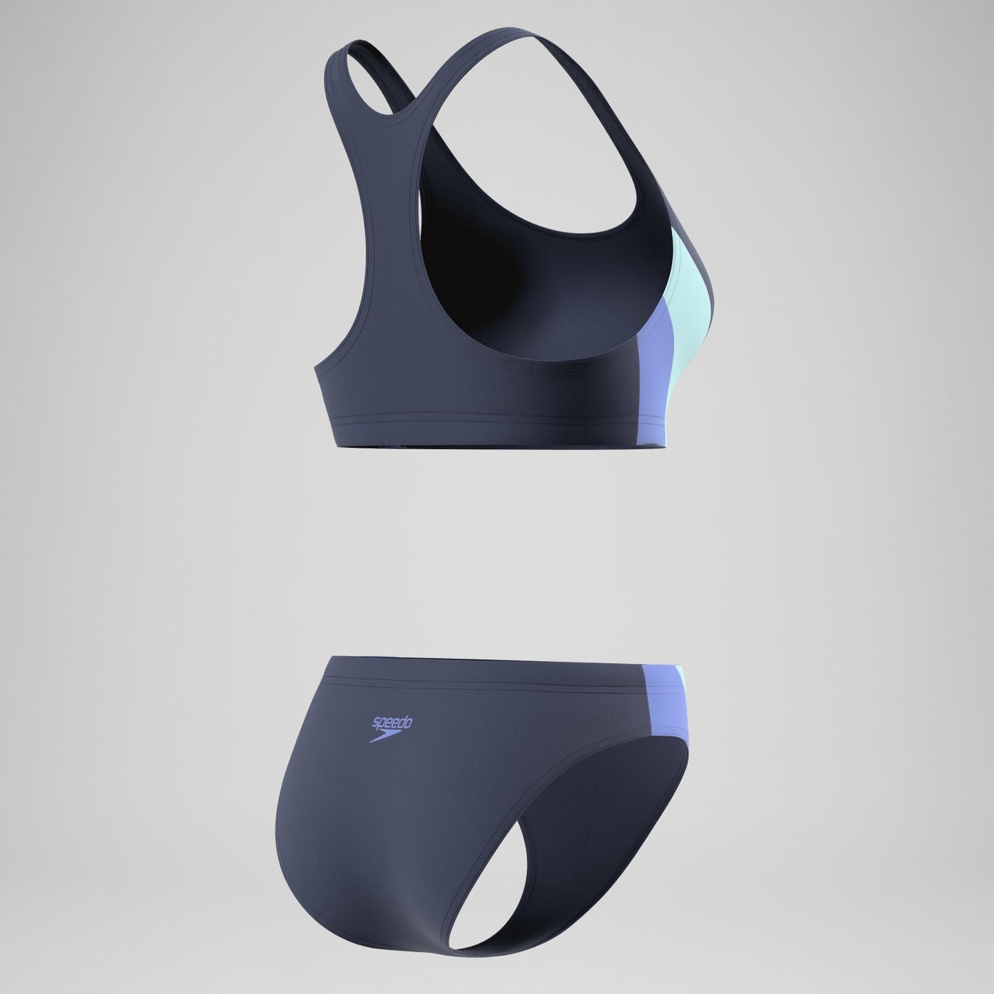 Colourblock Bikini Set Navy/Blue - Speedo
