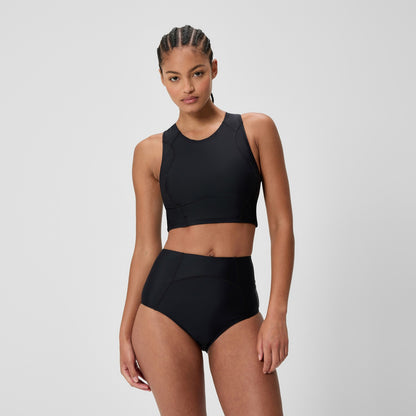Ocean Flex Crop Top Black - Speedo