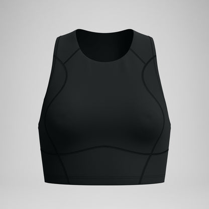 Ocean Flex Crop Top Black - Speedo