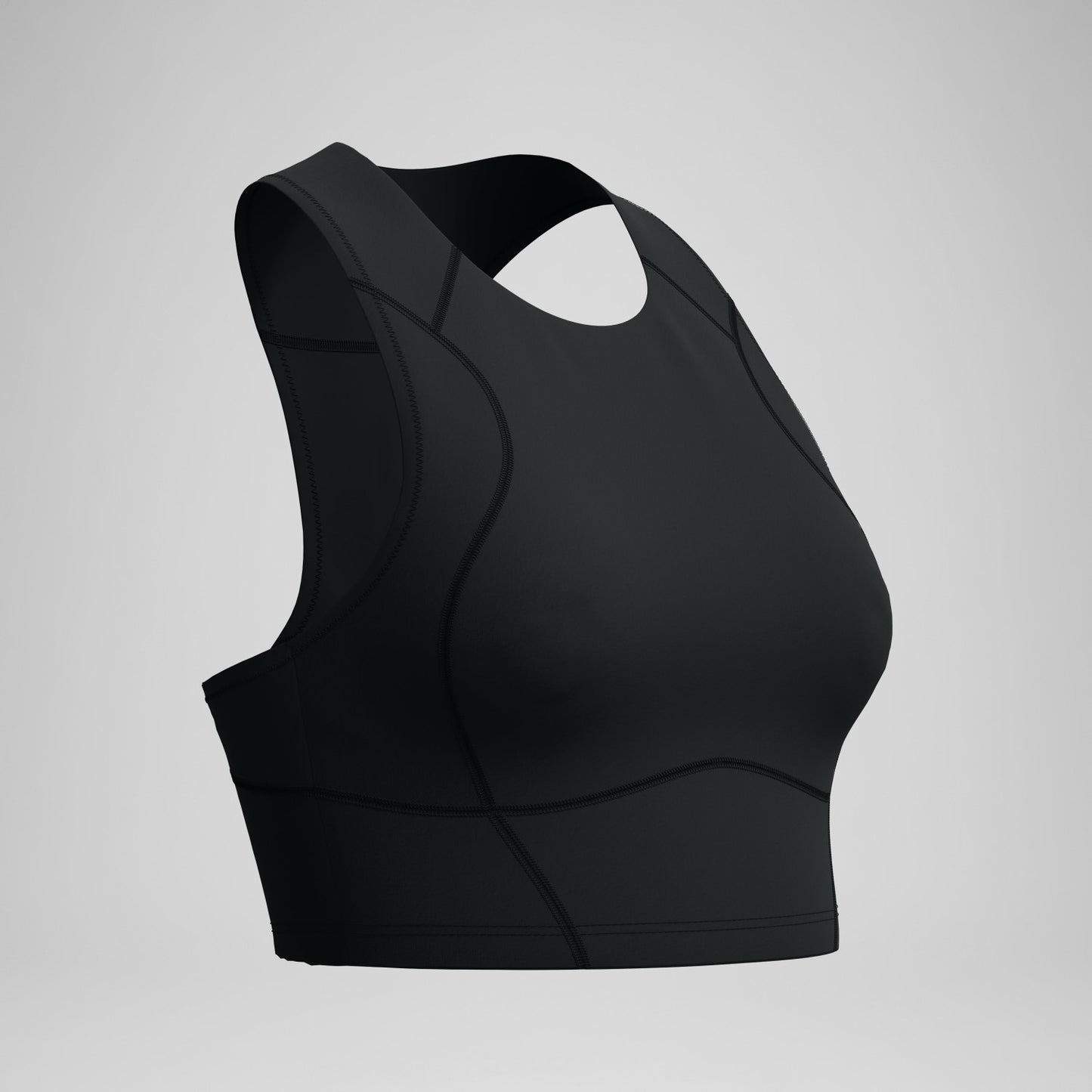 Ocean Flex Crop Top Black - Speedo