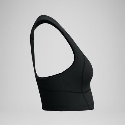Ocean Flex Crop Top Black - Speedo