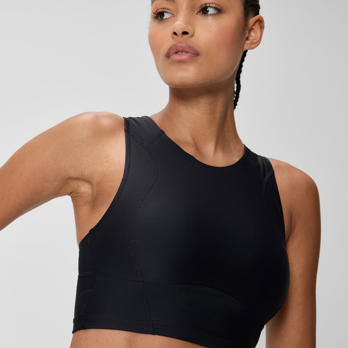 Ocean Flex Crop Top Black - Speedo