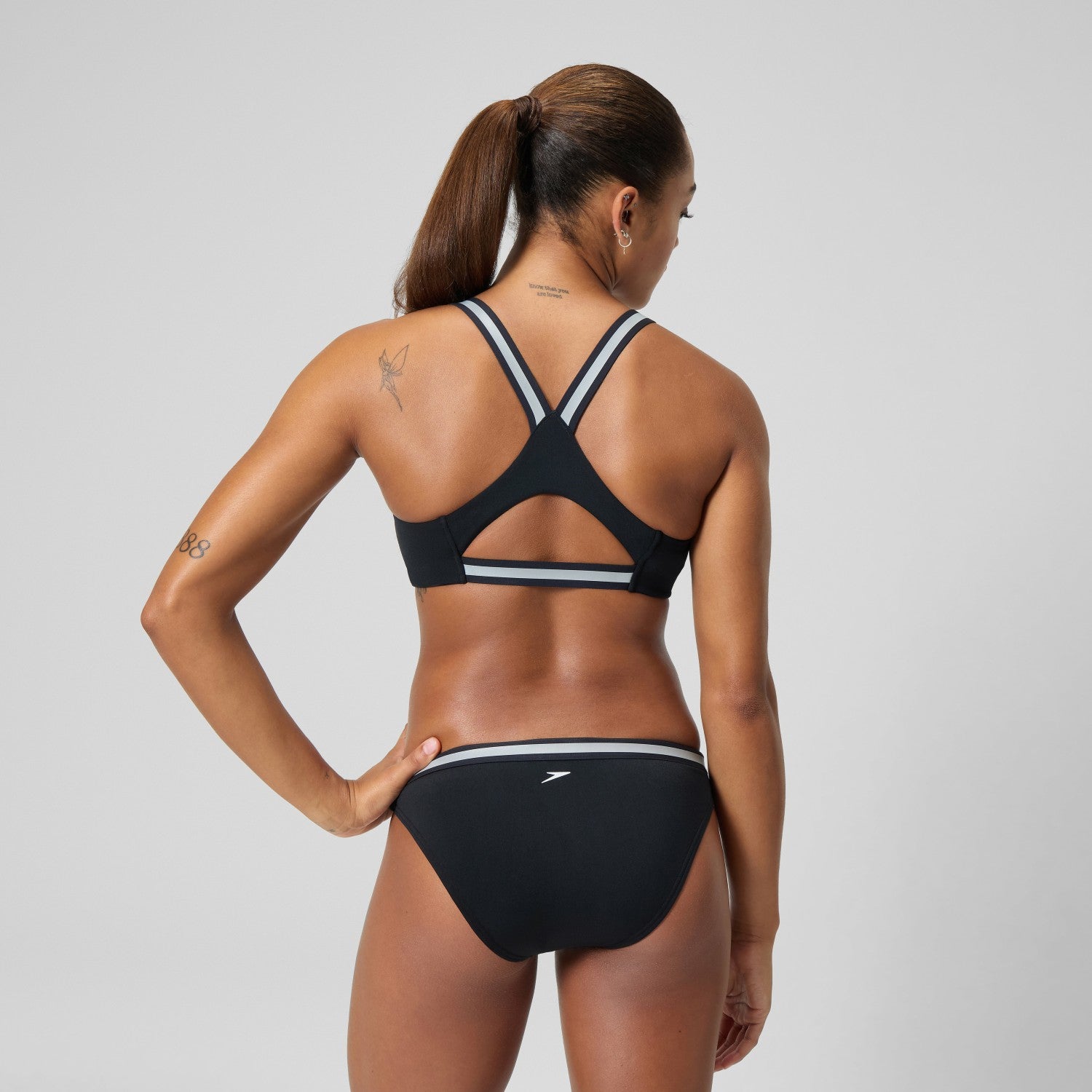 Vanquisher Collection Two Piece Set Black/Grey - Speedo