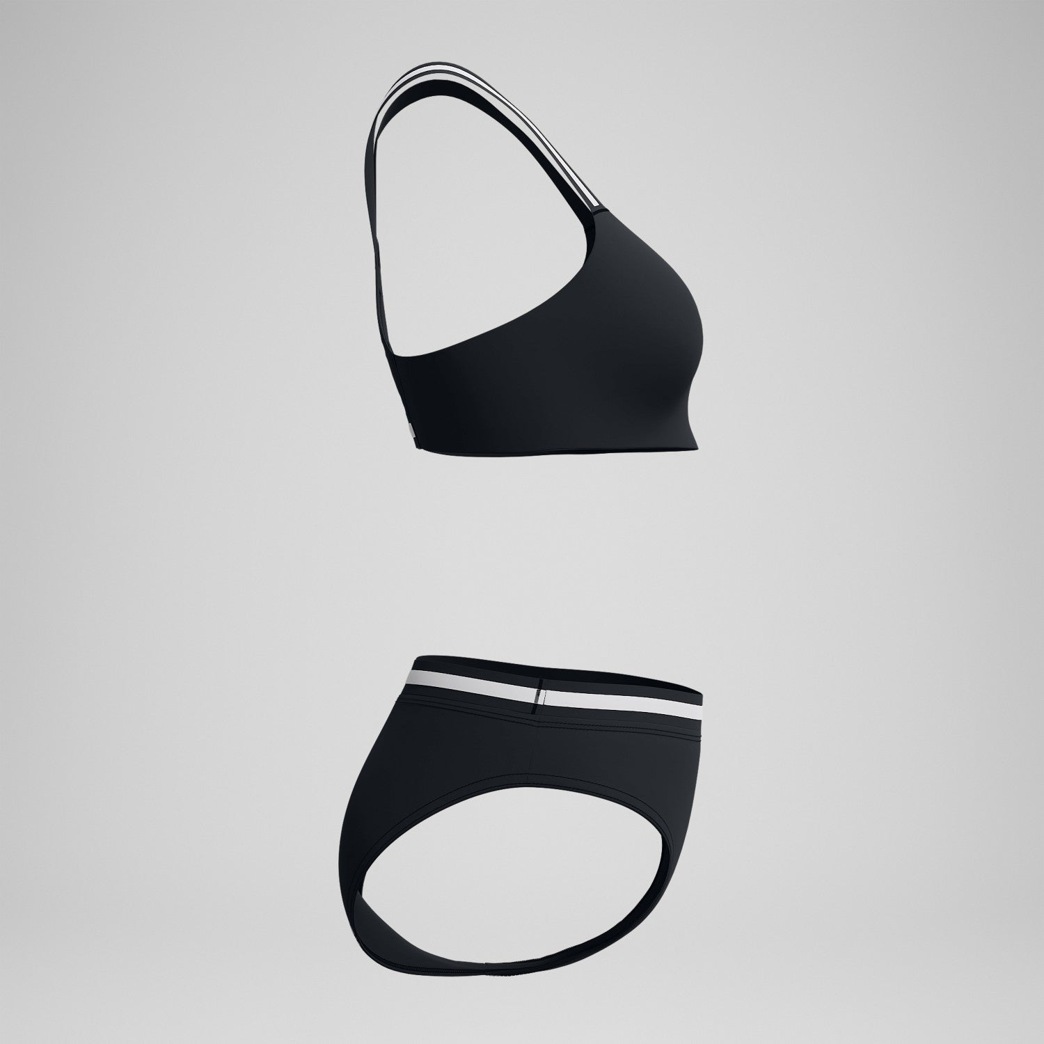 Vanquisher Collection Two Piece Set Black/Grey - Speedo