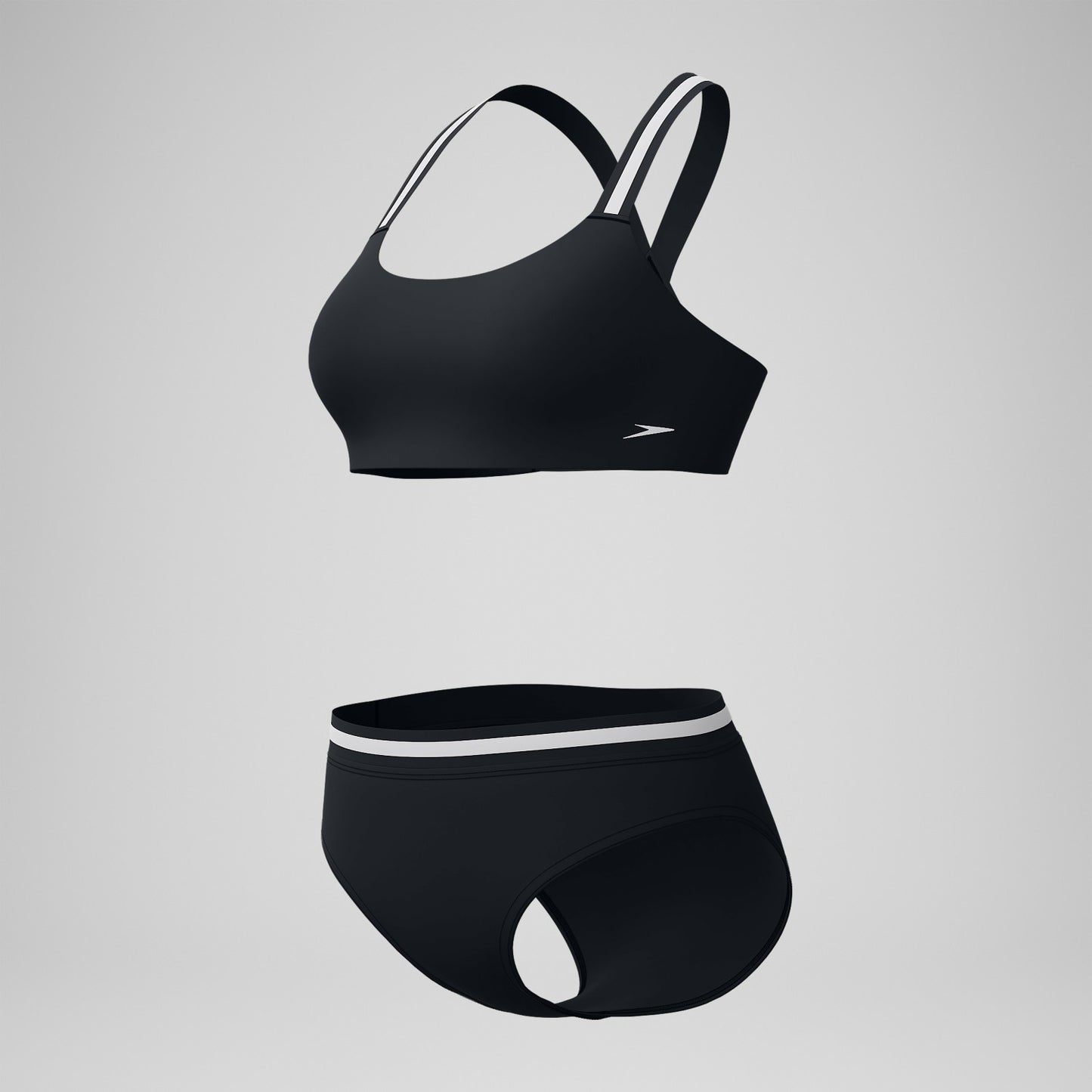 Vanquisher Collection Two Piece Set Black/Grey - Speedo