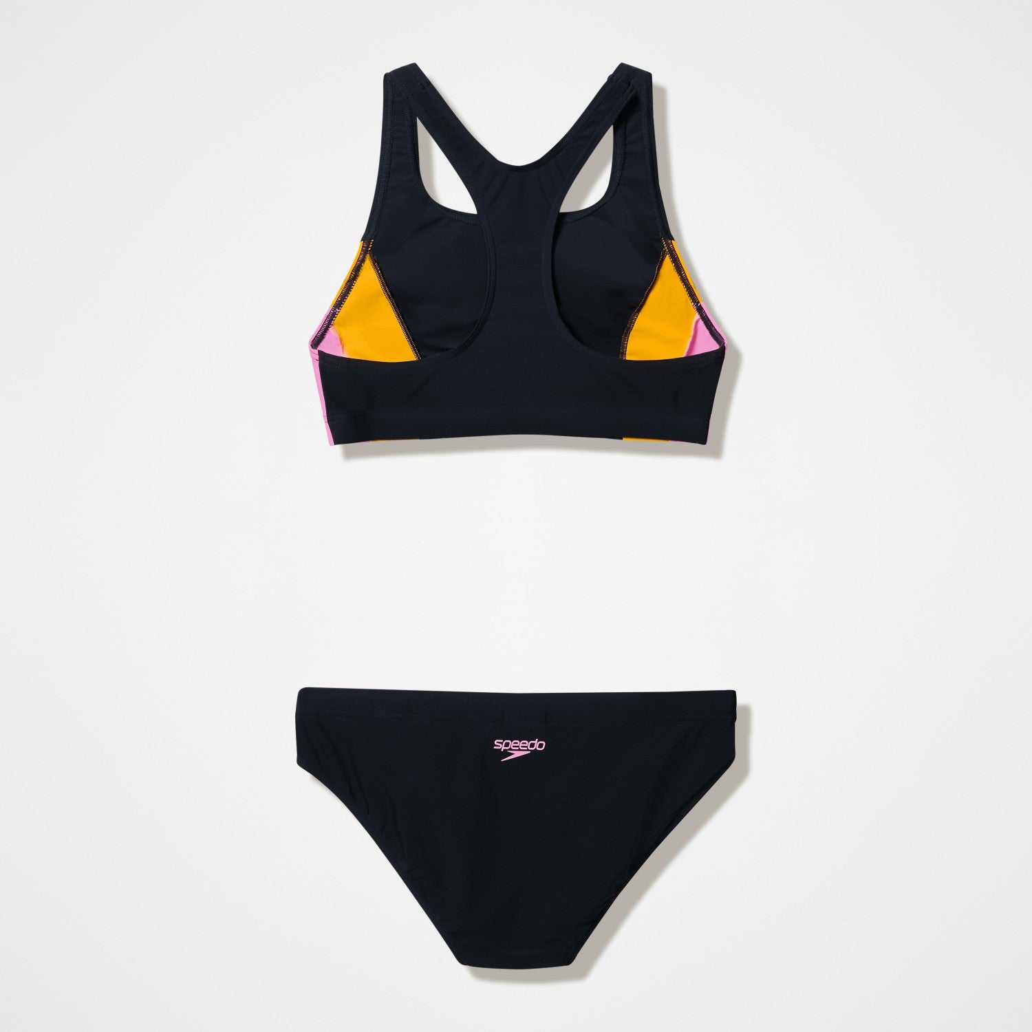 Colourblock Bikini Set Black/Peach - Speedo
