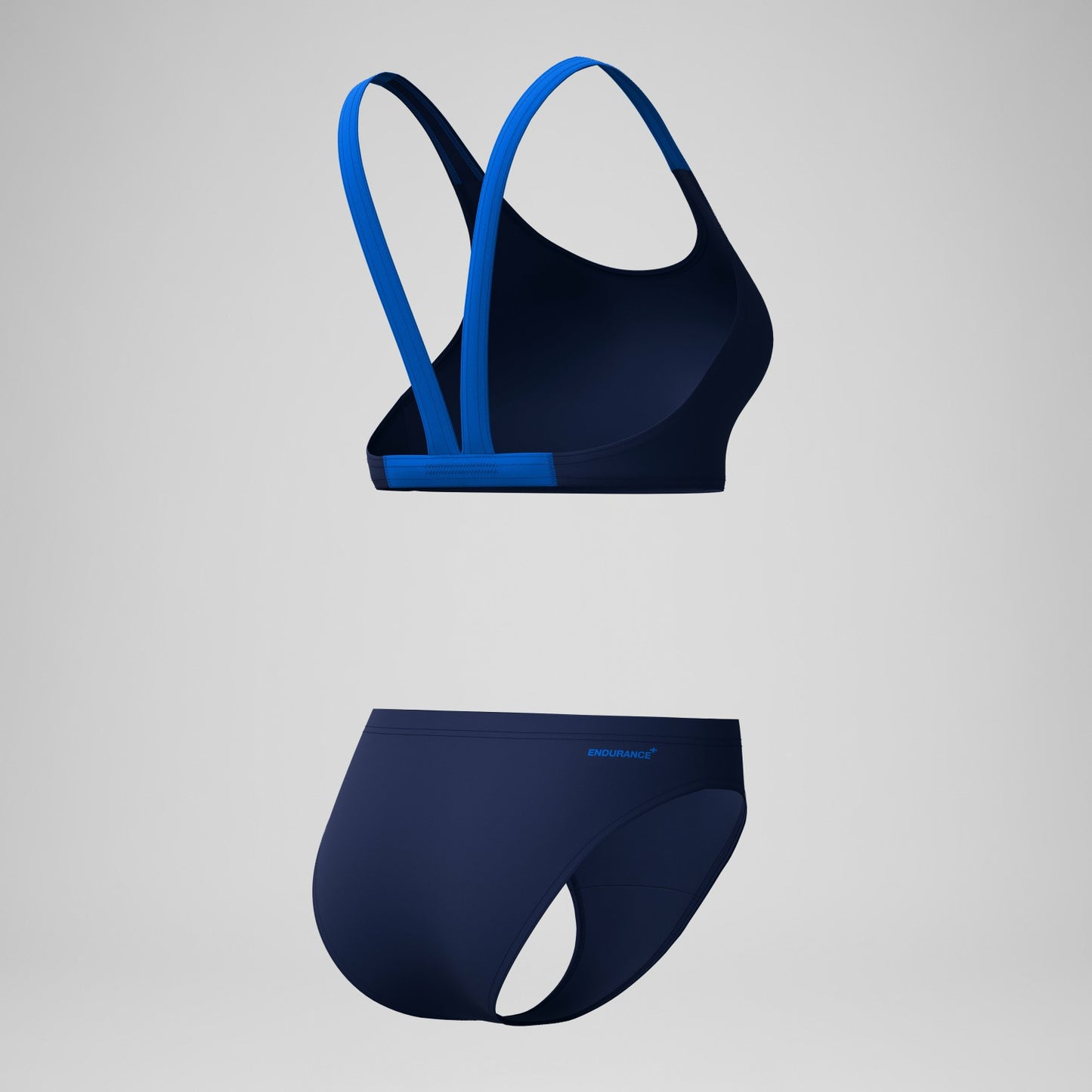 Medley Logo V-Back Bikini Set Navy/Blue - Speedo