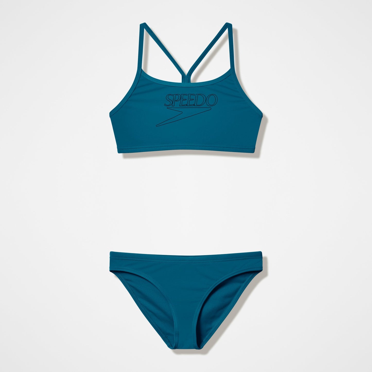Endurance+ Logo Thinstrap Bikini Set Green - Speedo