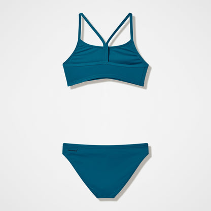 Endurance+ Logo Thinstrap Bikini Set Green - Speedo