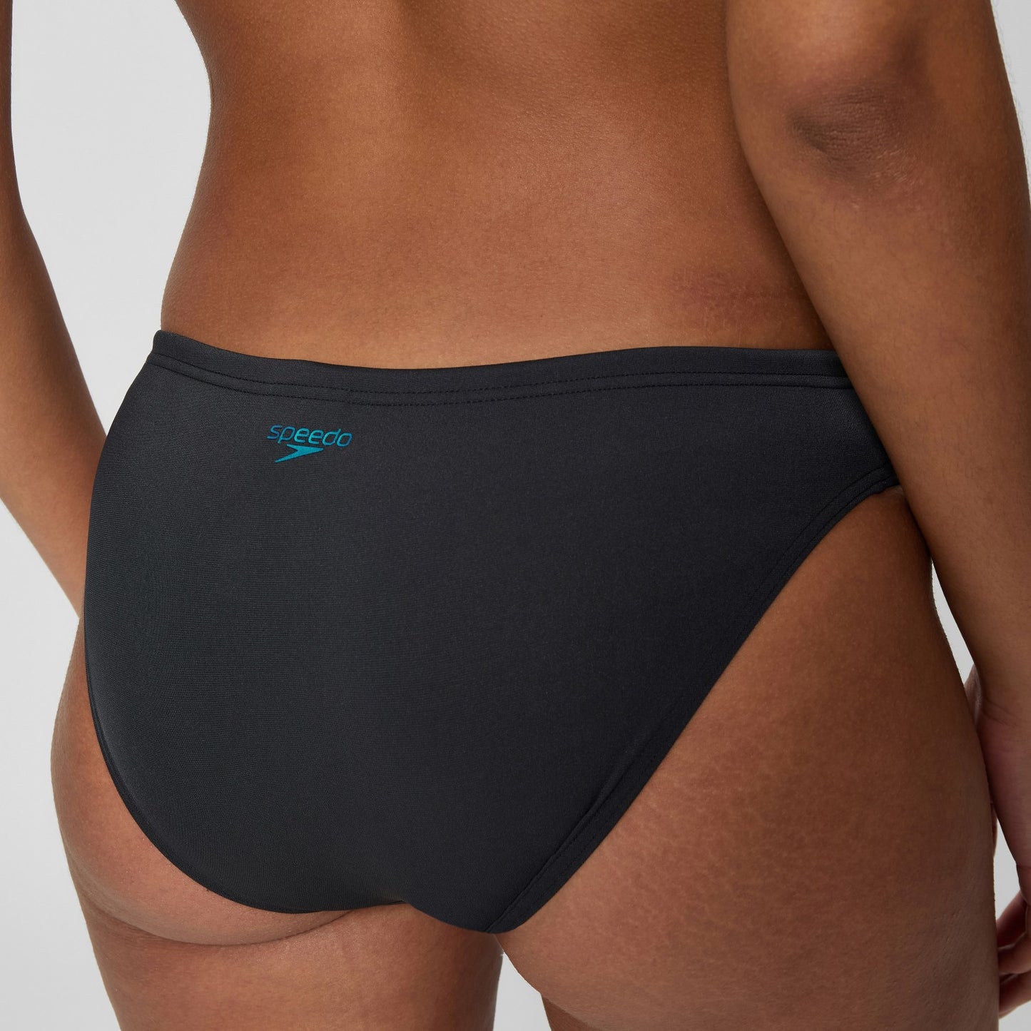 Boom Solid Leaderback Bikini Set Black/Turquoise - Speedo