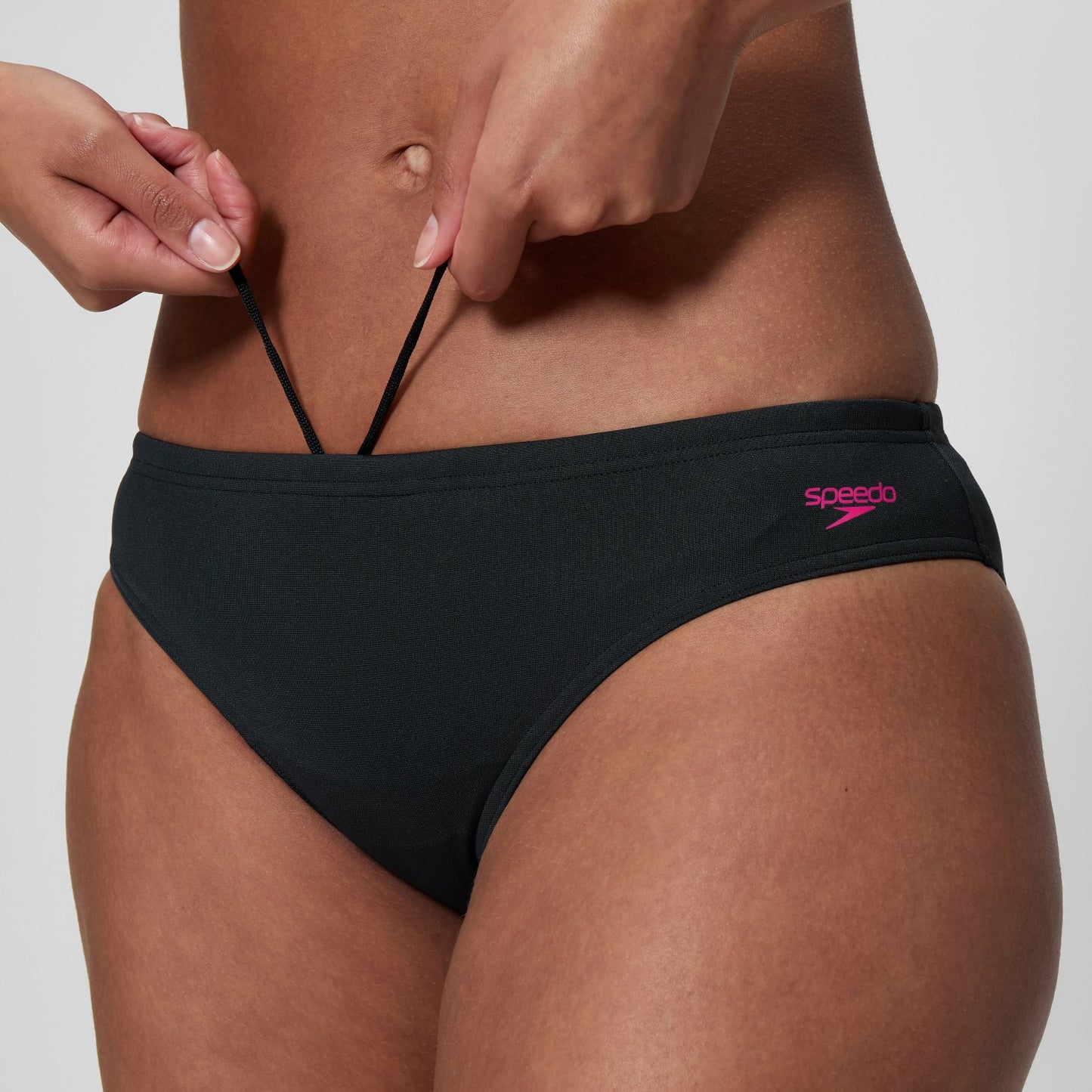 Hyperboom Butterfly Back Bikini Set Black/Pink - Speedo