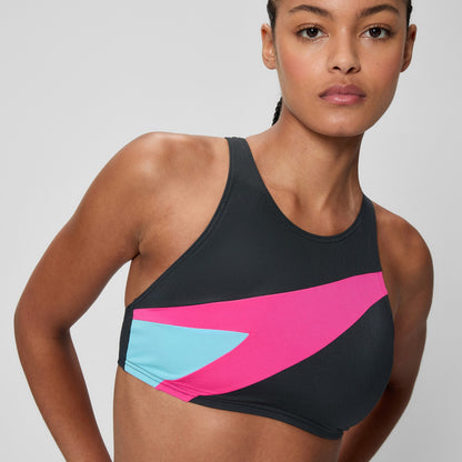 Hyperboom Butterfly Back Bikini Set Black/Pink - Speedo