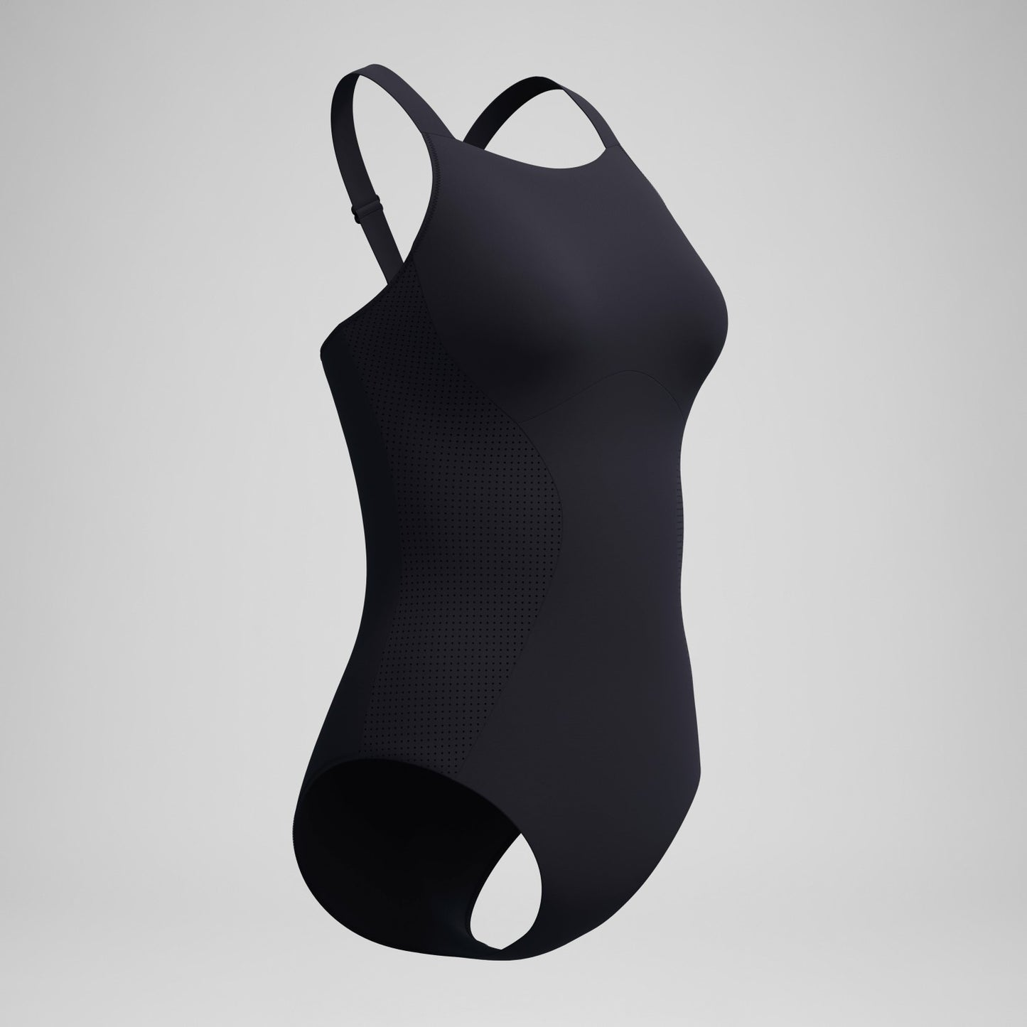 Sculpture High Neck Contour Swimsuit Black - Speedo