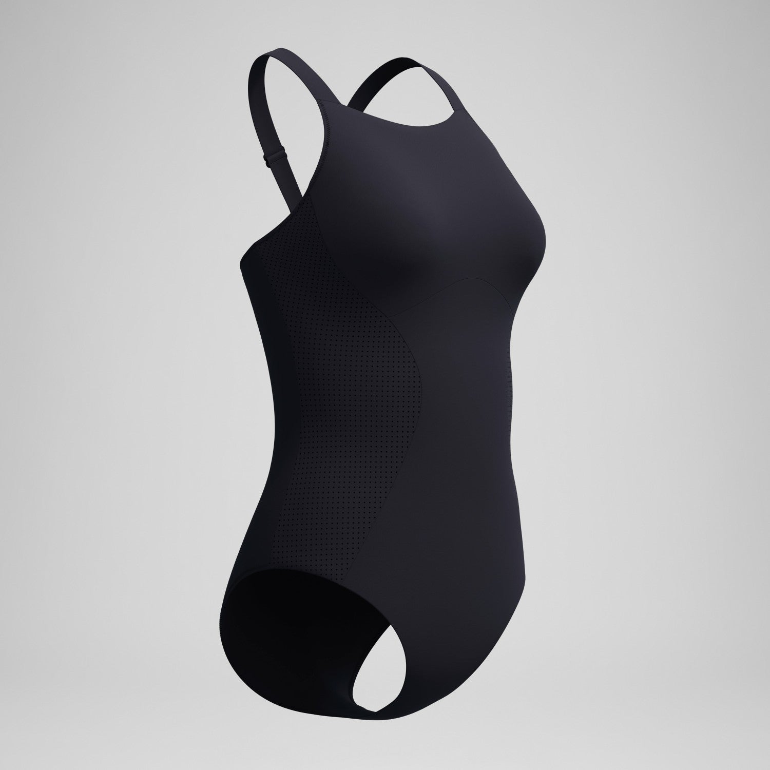 Sculpture High Neck Contour Swimsuit Black - Speedo