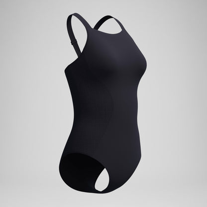 Sculpture High Neck Contour Swimsuit Black - Speedo