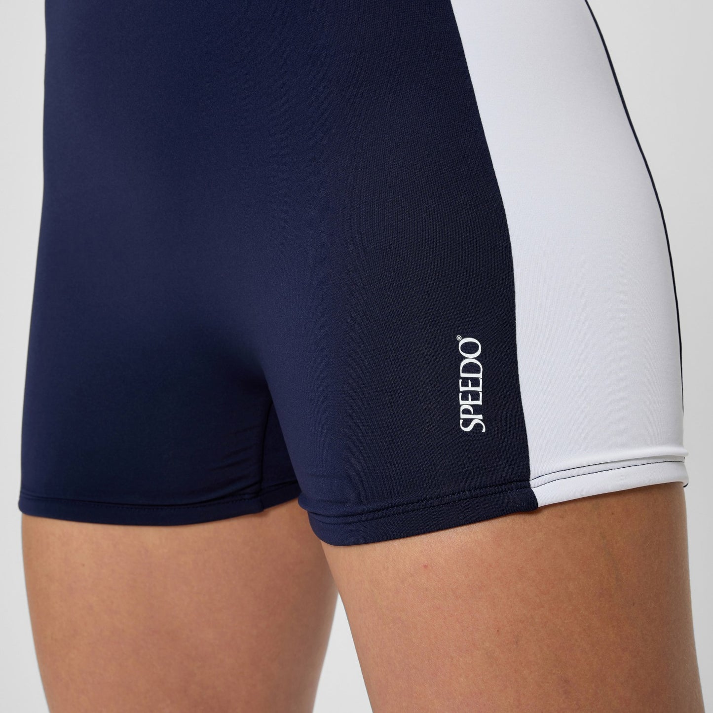 Jetstream Colourblock Legsuit Navy/White - Speedo