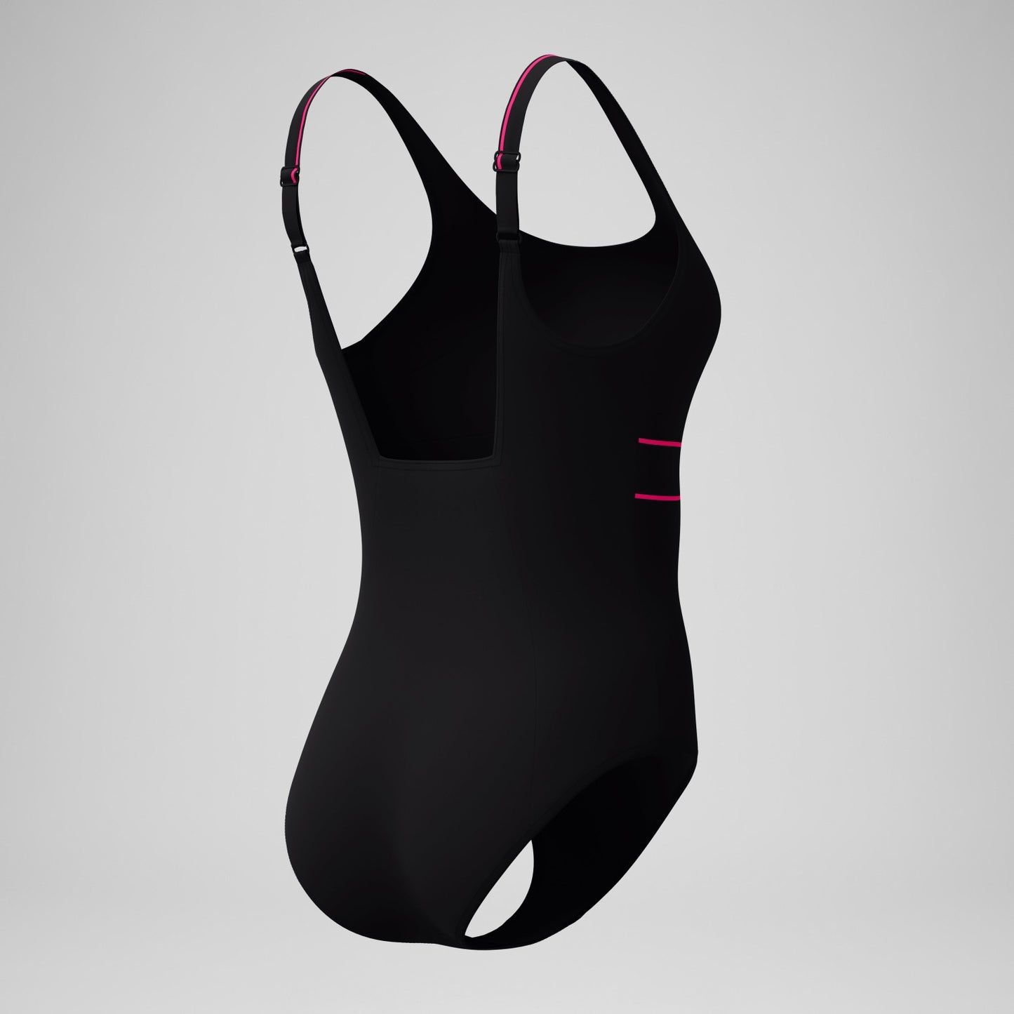 Shaping Contour Eclipse Solid Swimsuit Black/Pink - Speedo