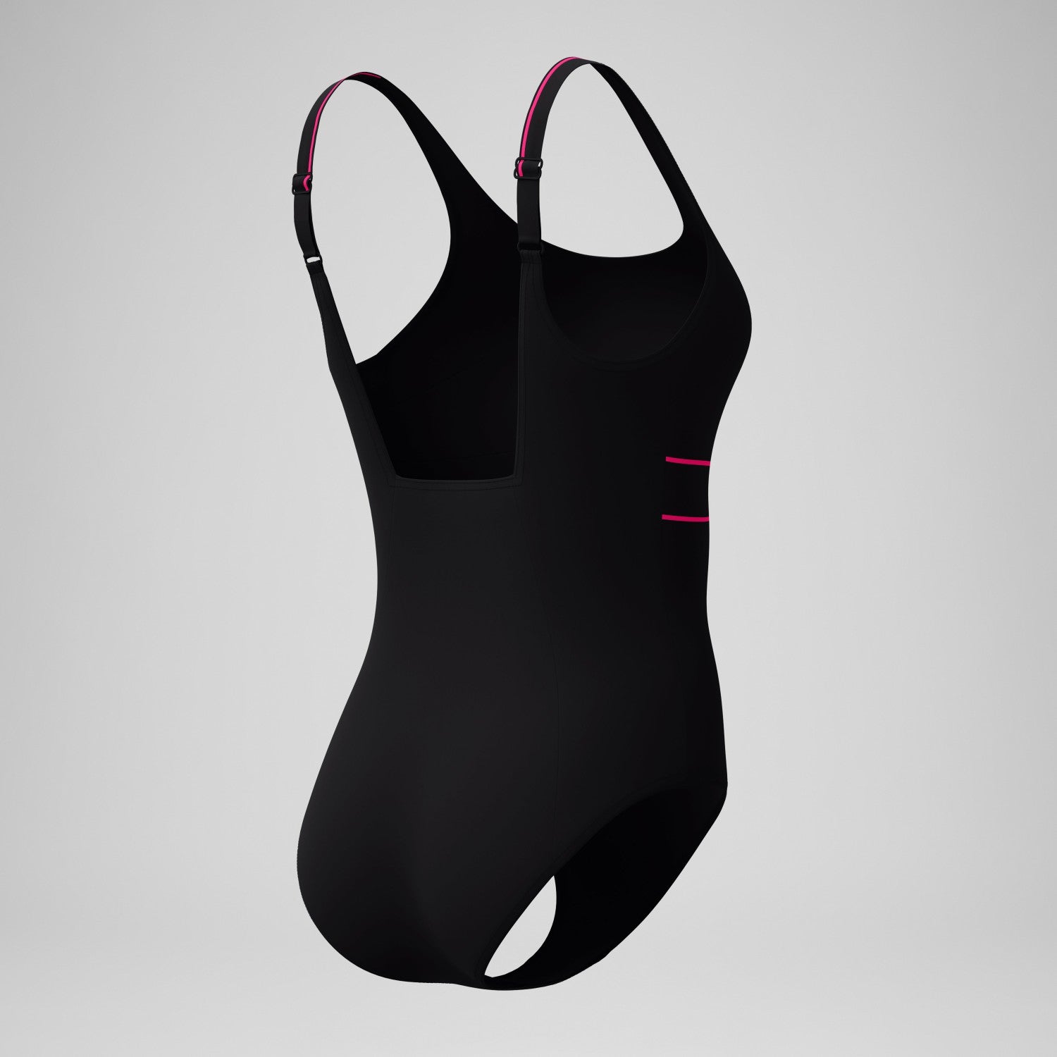 Shaping Contour Eclipse Solid Swimsuit Black/Pink - Speedo