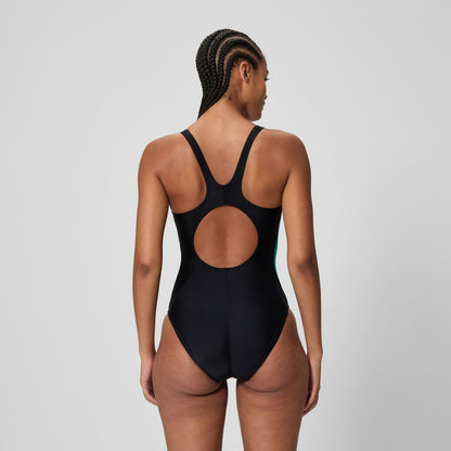 Colorblock Splice 2.0 One Piece Black/Turquoise - Speedo