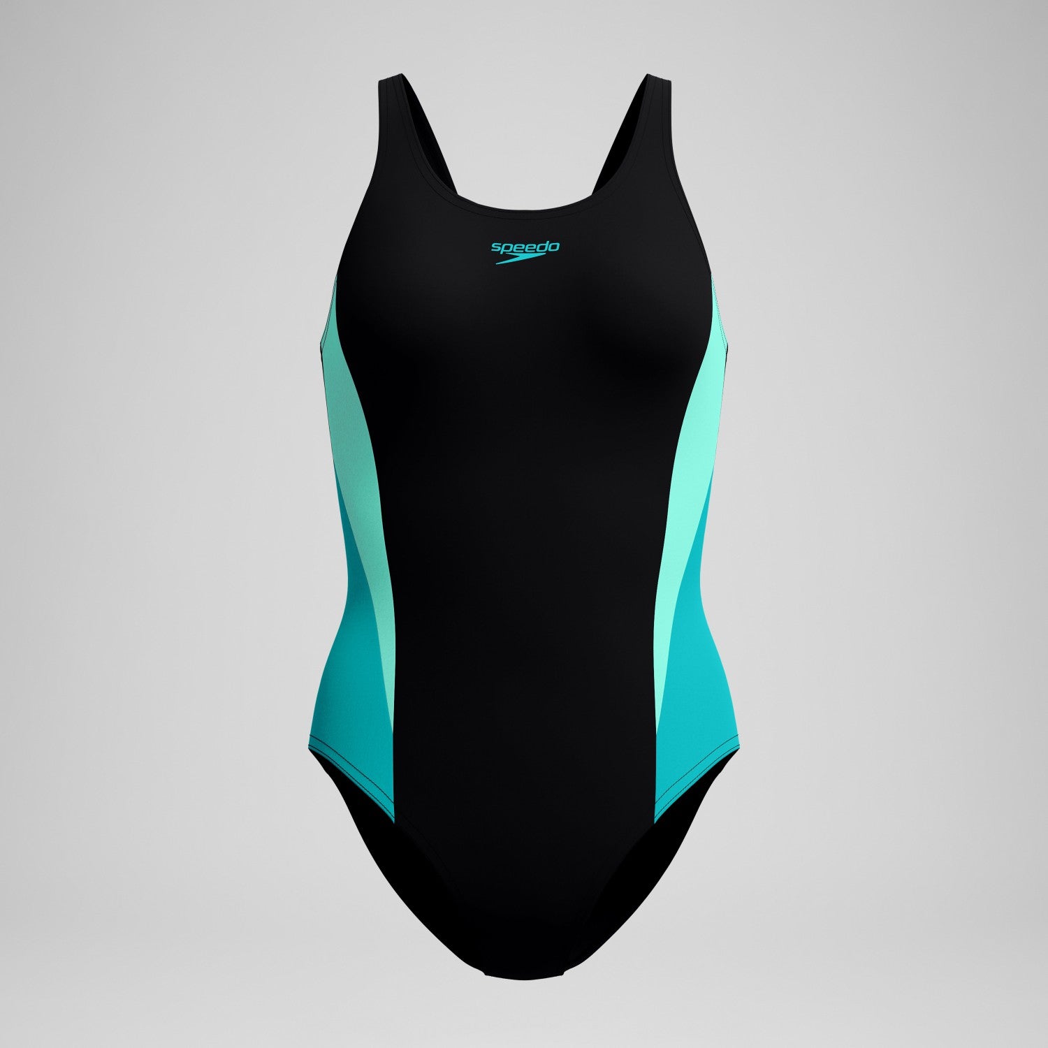 Colorblock Splice 2.0 One Piece Black/Turquoise - Speedo