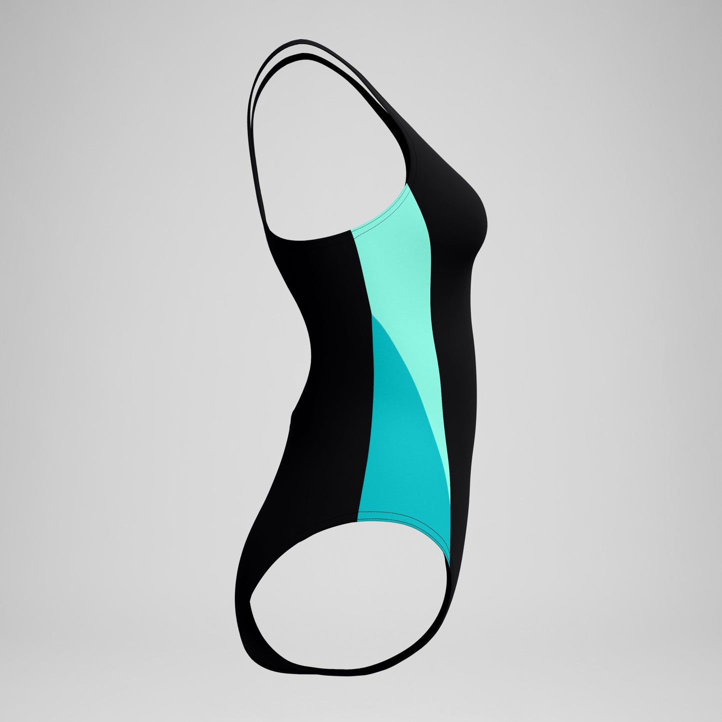 Colorblock Splice 2.0 One Piece Black/Turquoise - Speedo